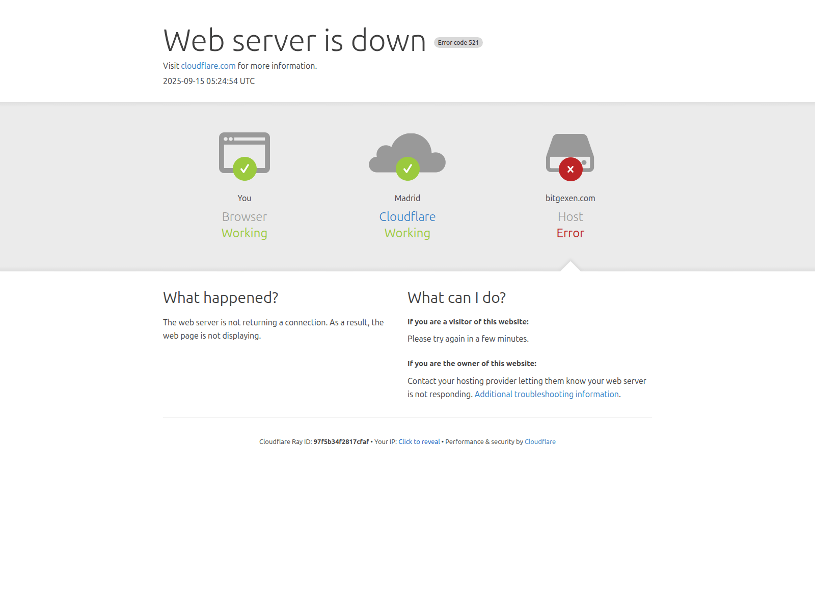 Screenshot of bitgexen.com