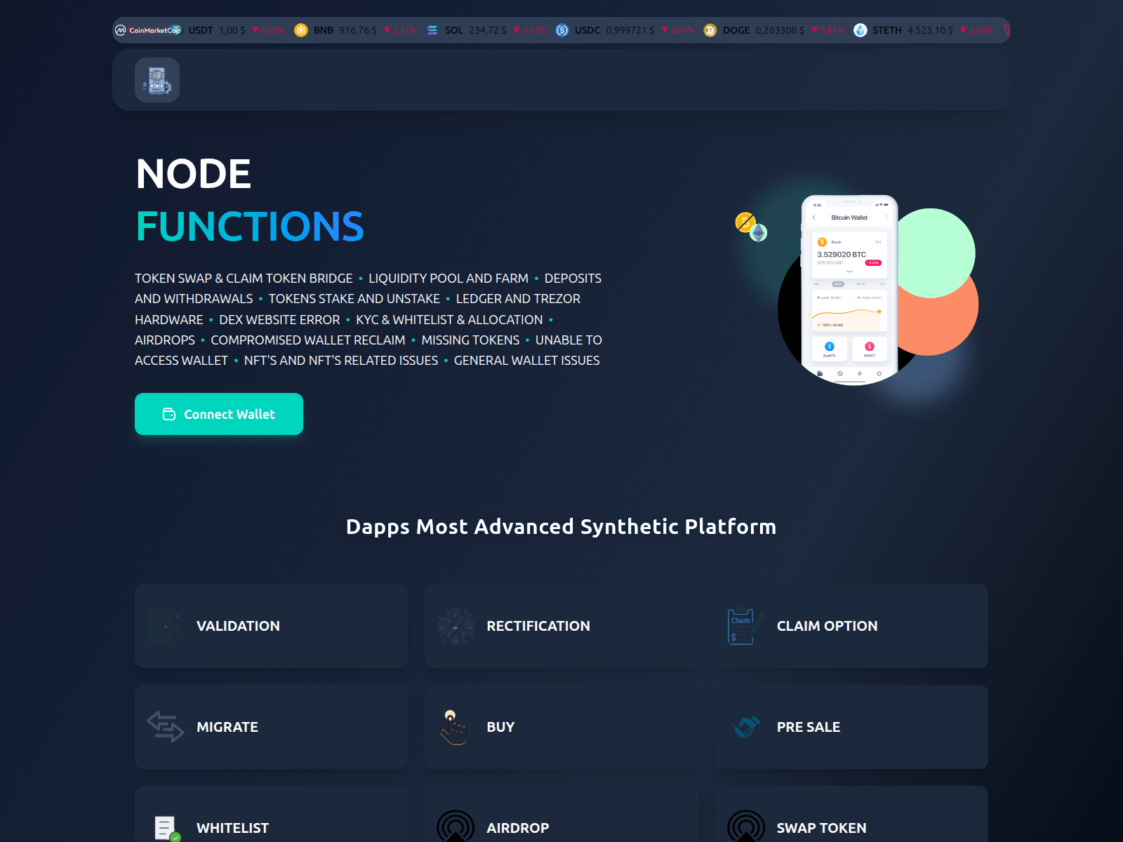 Screenshot of dappresolves.com