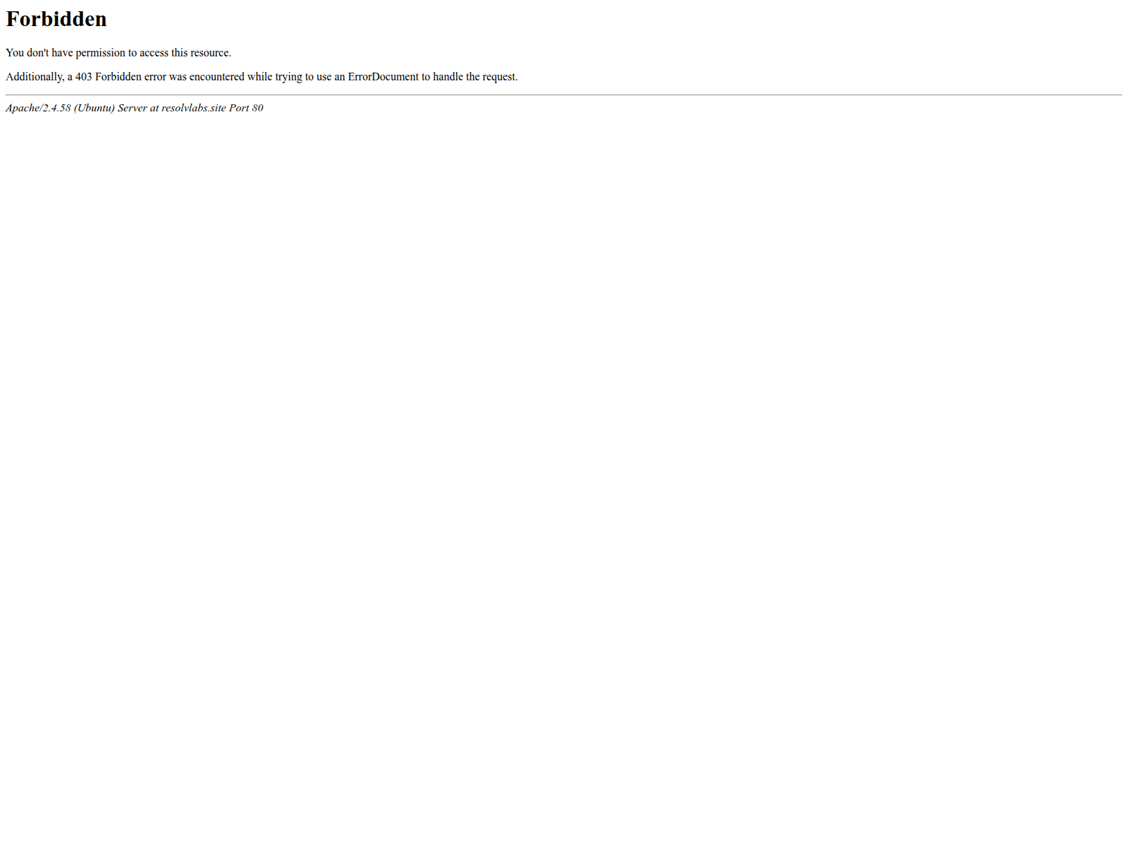 Screenshot of resolvlabs.site