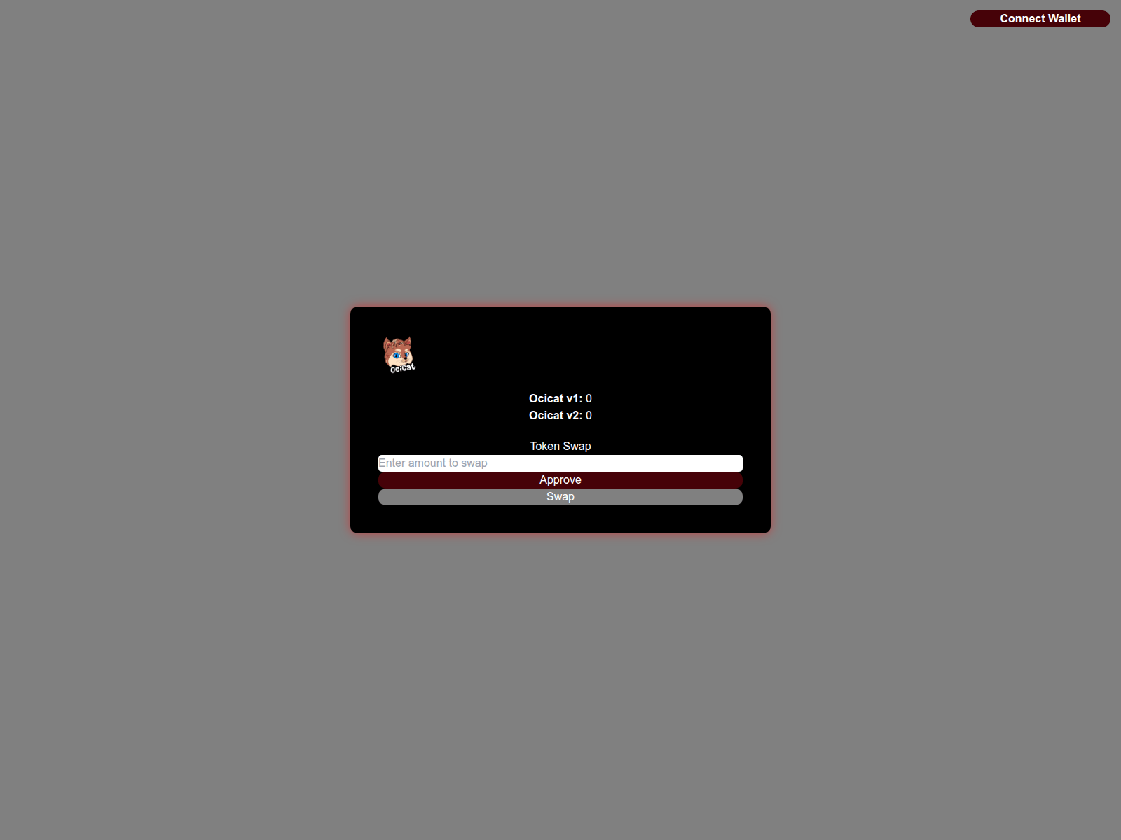 Screenshot of swap-ocicat.xyz