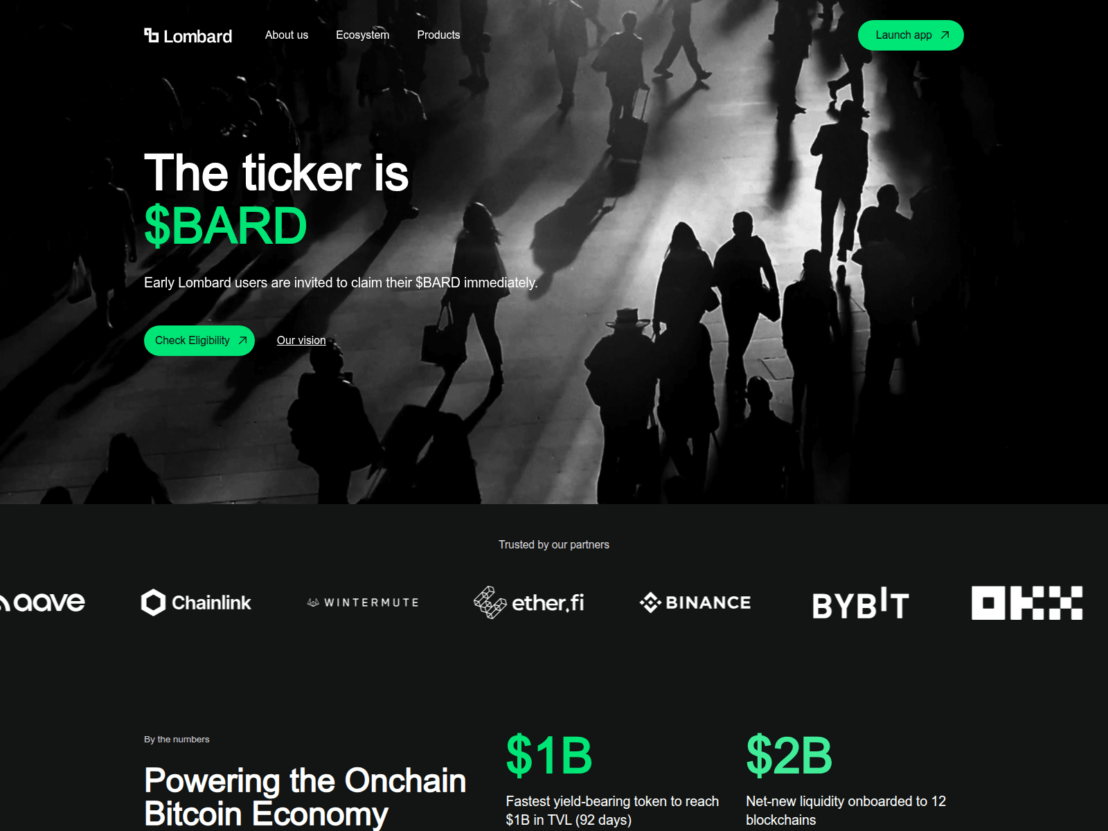 Screenshot of checker-lombard.finance