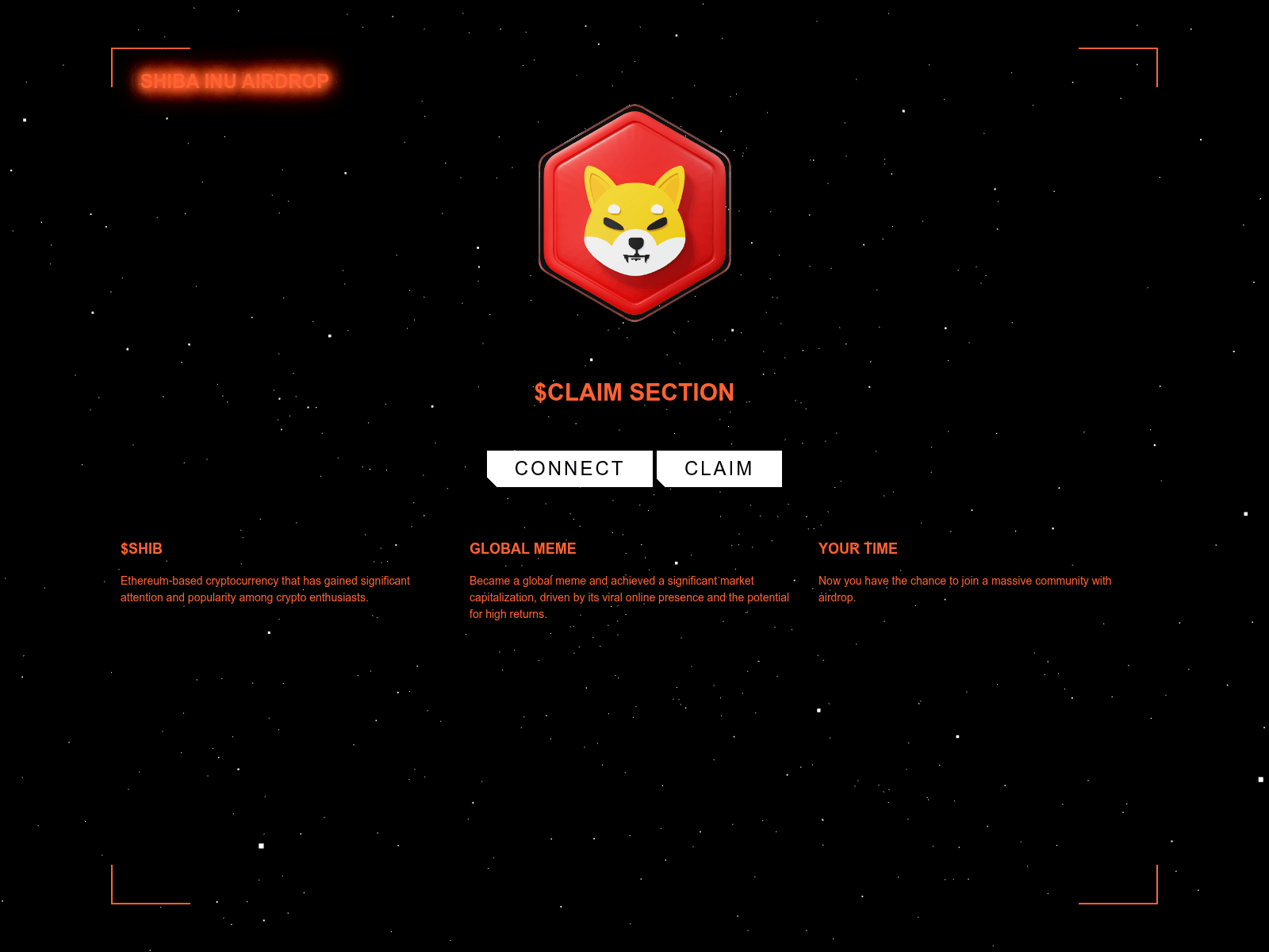 Screenshot of shibainuairdrop.pages.dev