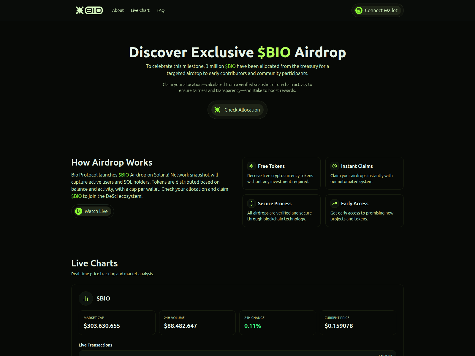 Screenshot of claim.bio-foundation.xyz