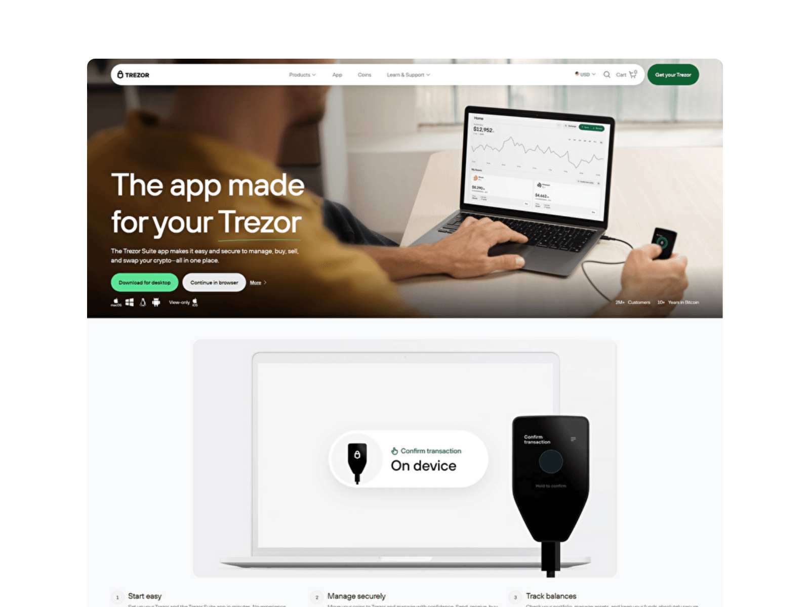 Screenshot of apps-secure-trez.square.site