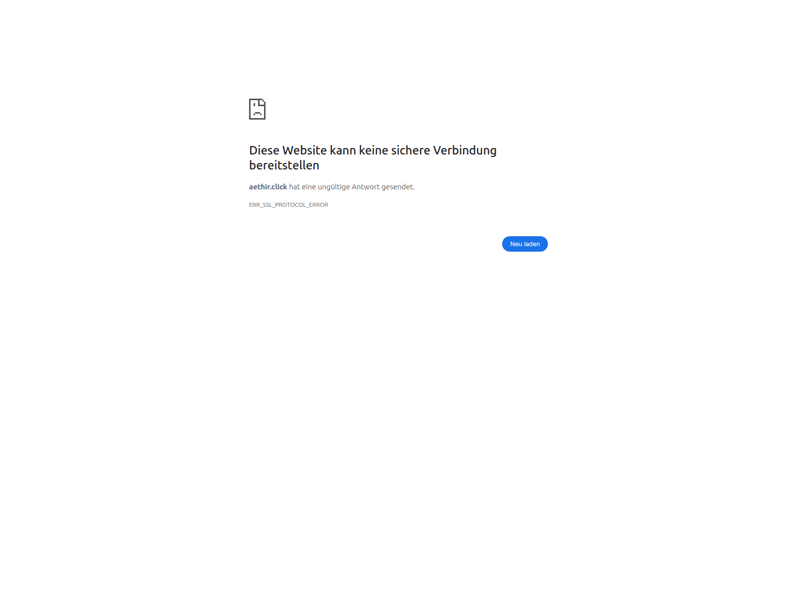 Screenshot of aethir.click