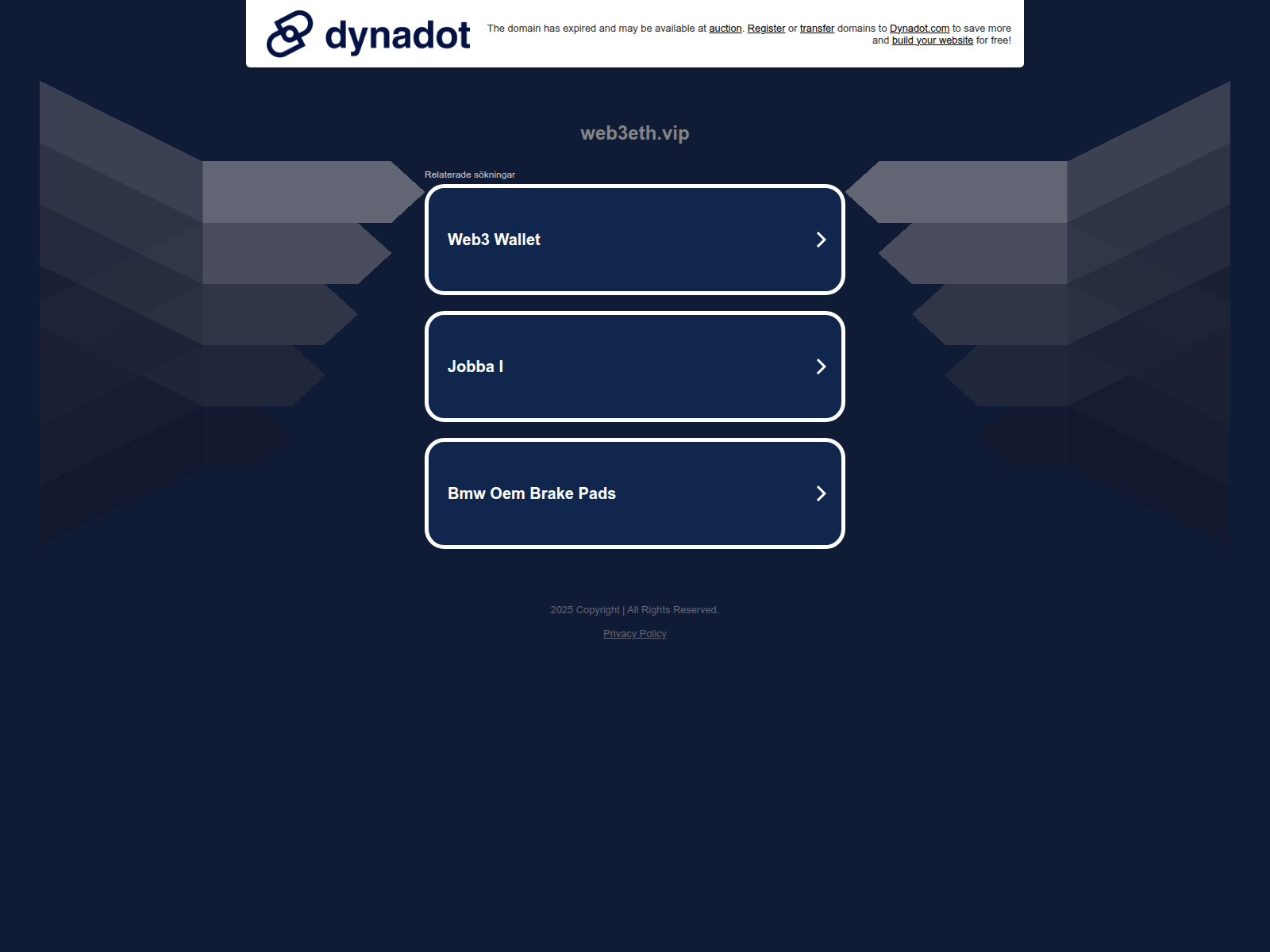 Screenshot of web3eth.vip