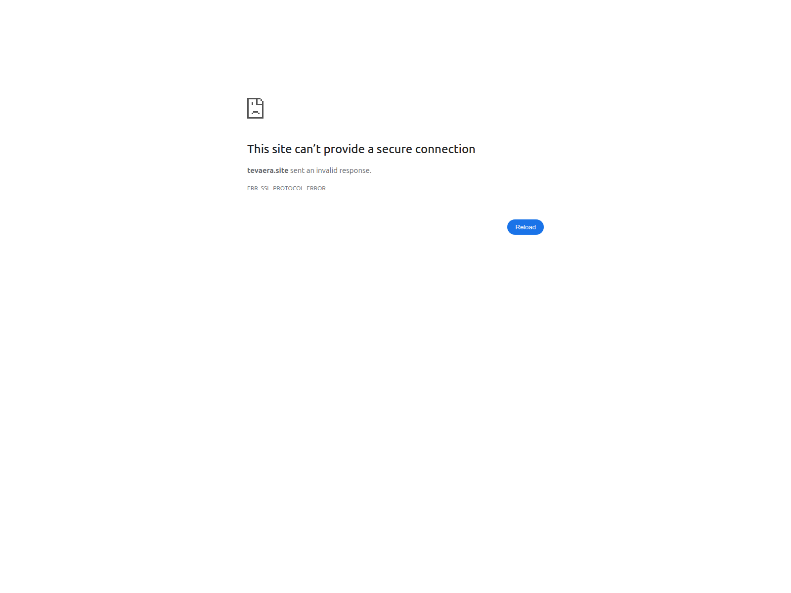 Screenshot of tevaera.site