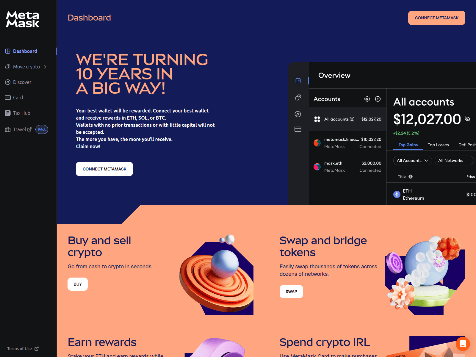 Screenshot of metamask-reward.com