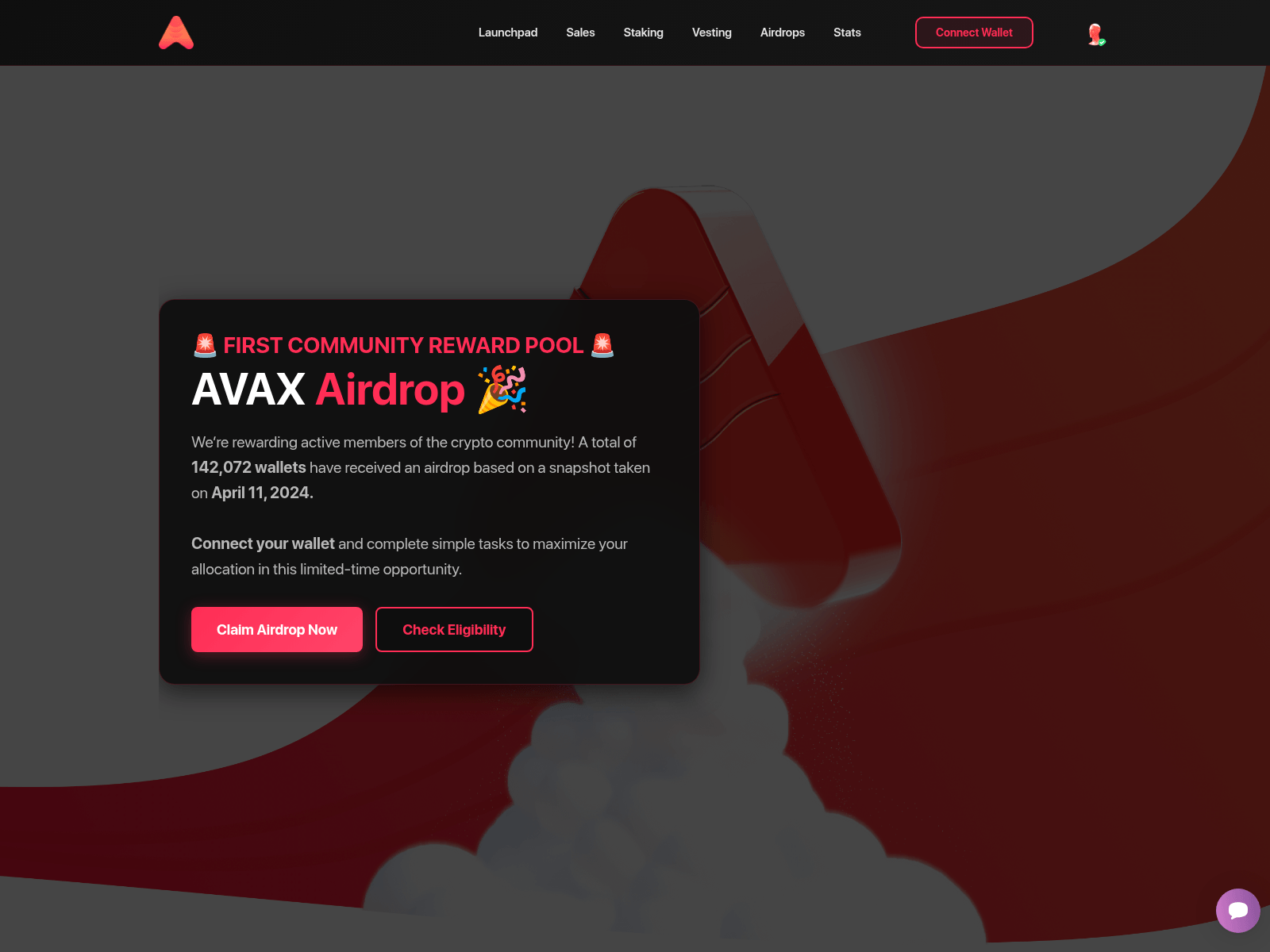 Screenshot of avax-bonus.com