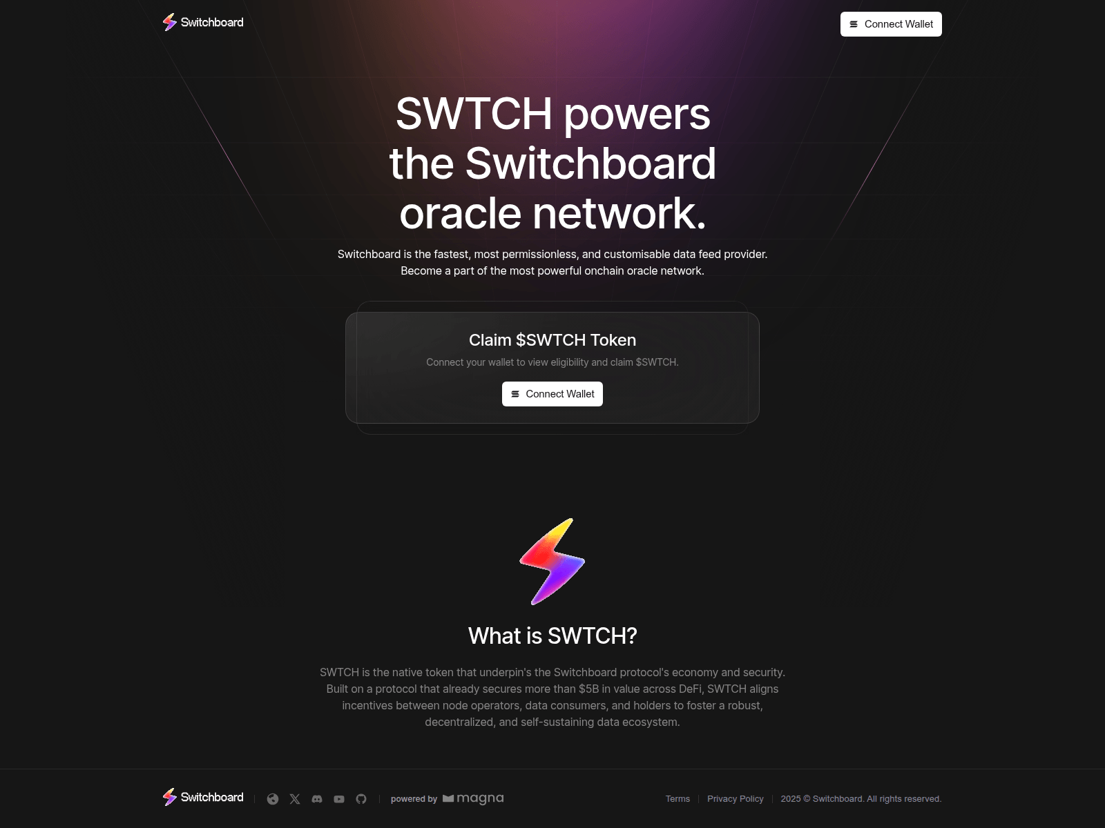 Screenshot of claim.switchboards.digital