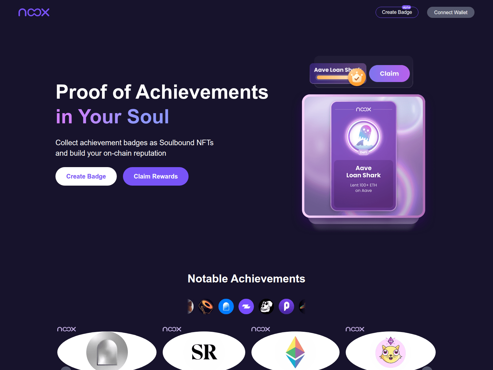 Screenshot of nooxdao.fun