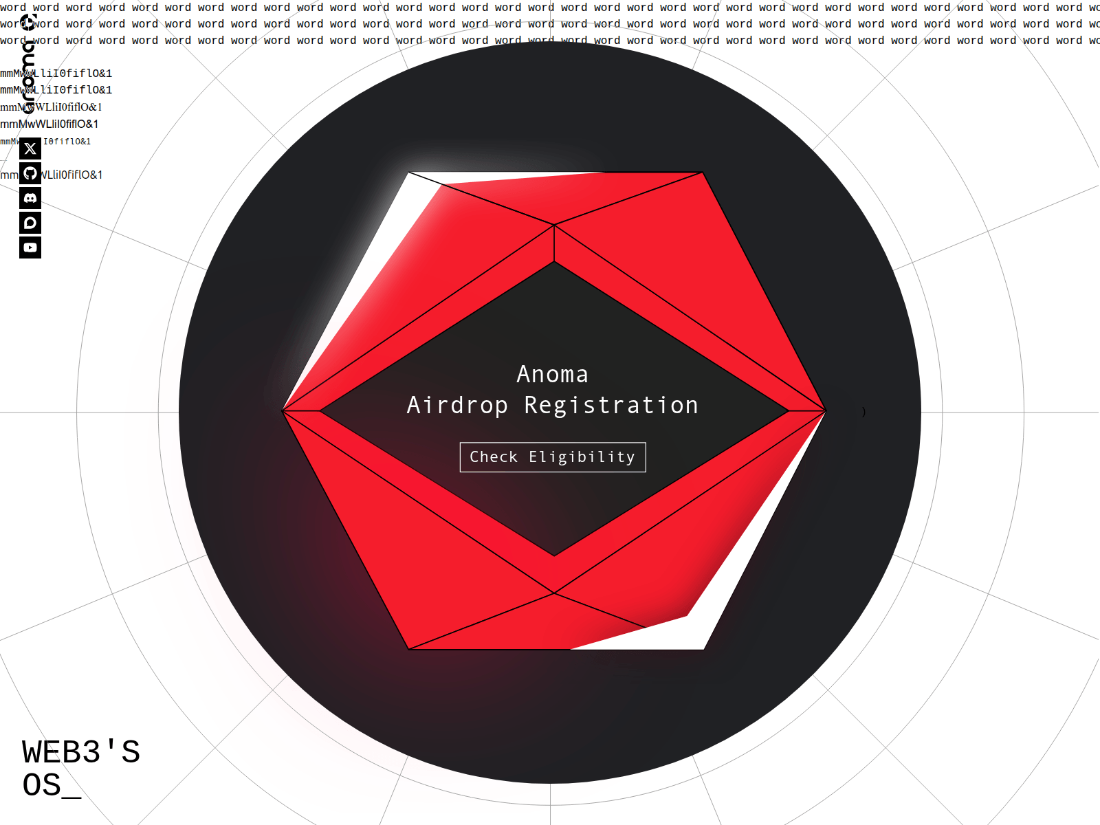 Screenshot of anoma.claiming.ink