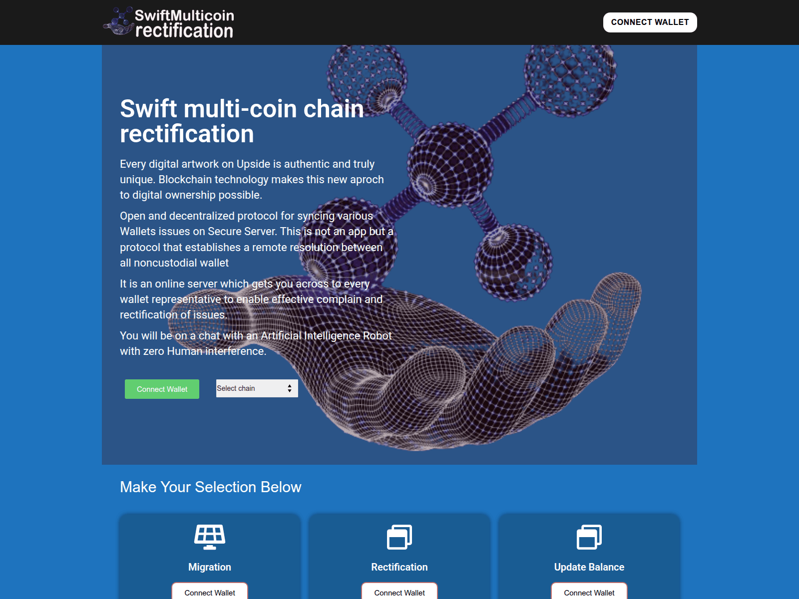 Screenshot of dexienoderest.xyz