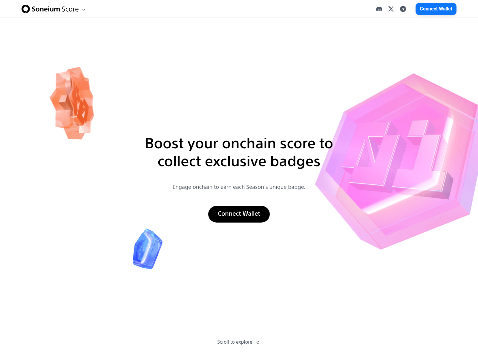 Screenshot of soneiium.app