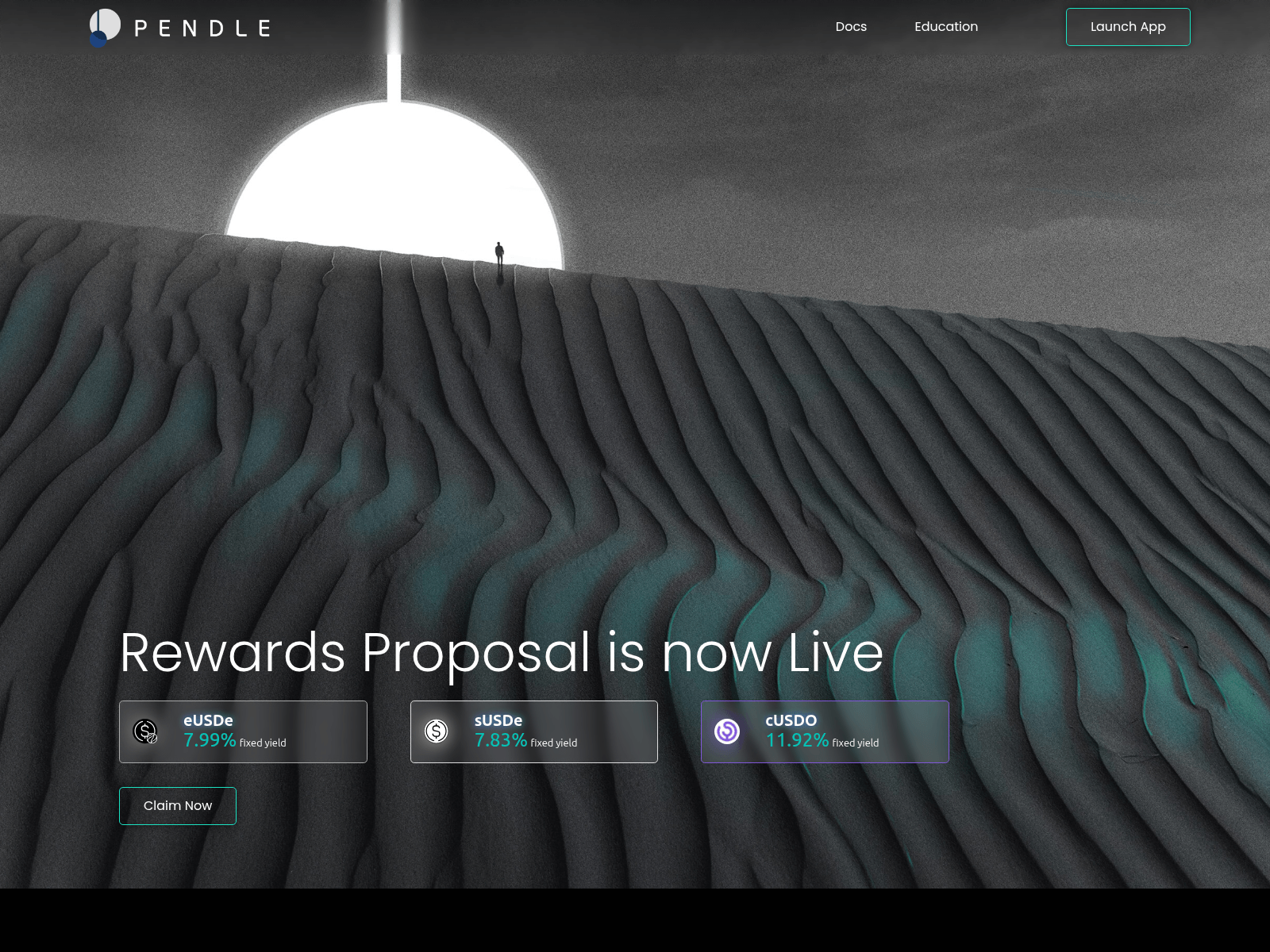 Screenshot of pendle-voting.org