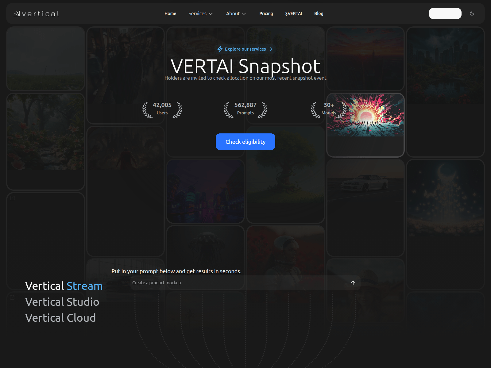 Screenshot of snapshot-vertical.com