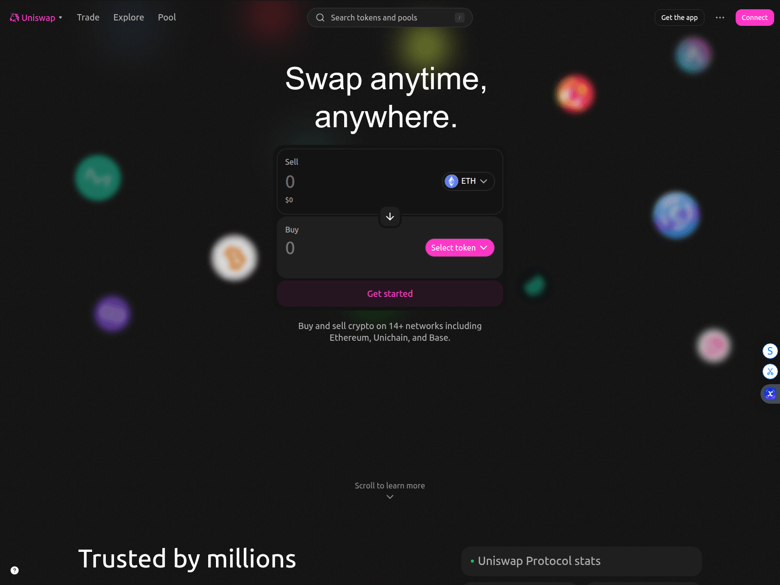 Screenshot of unieiswap.com