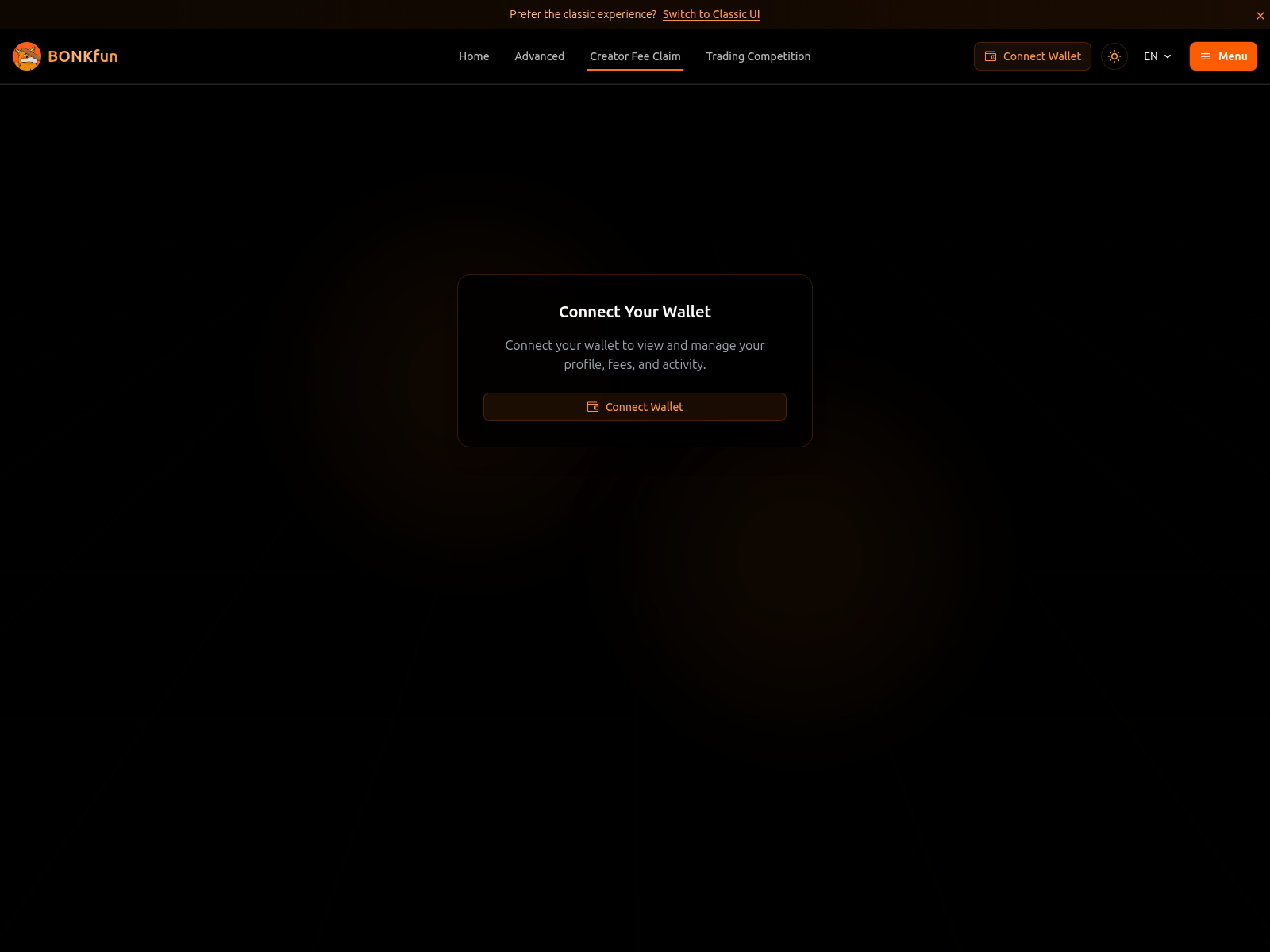 Screenshot of claim-bonkfun.app
