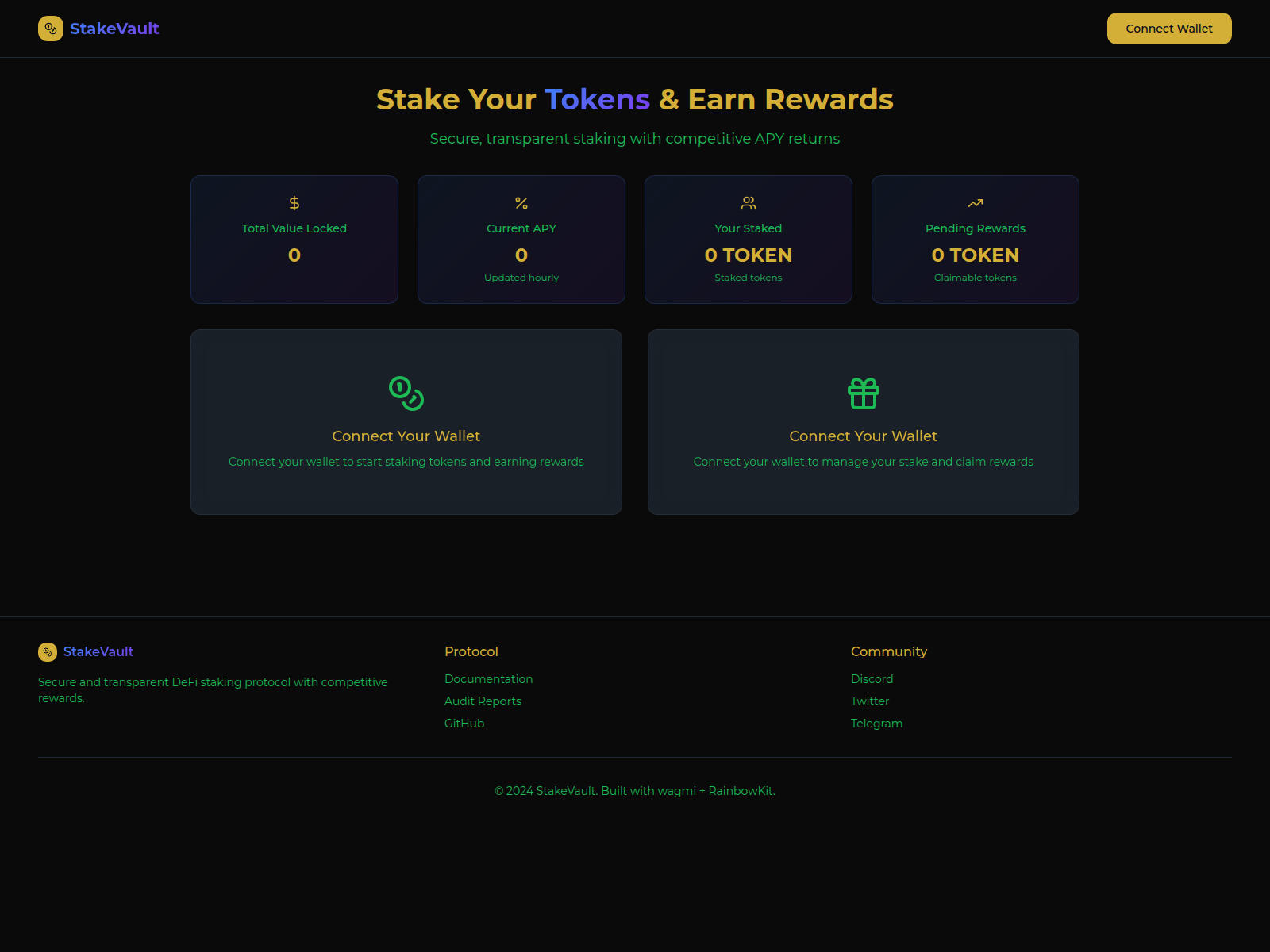 Screenshot of stake.vianxy.online