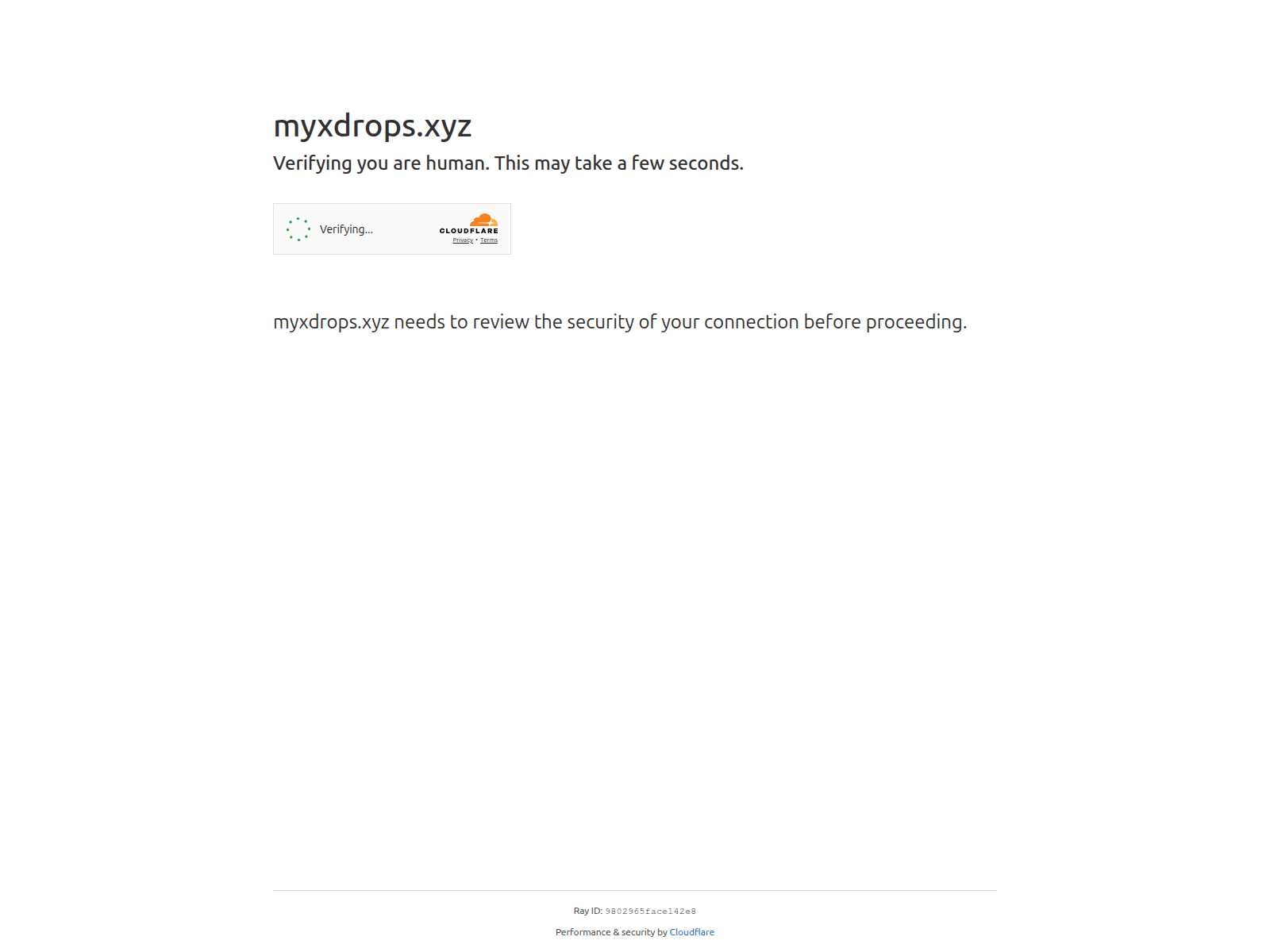 Screenshot of myxdrops.xyz