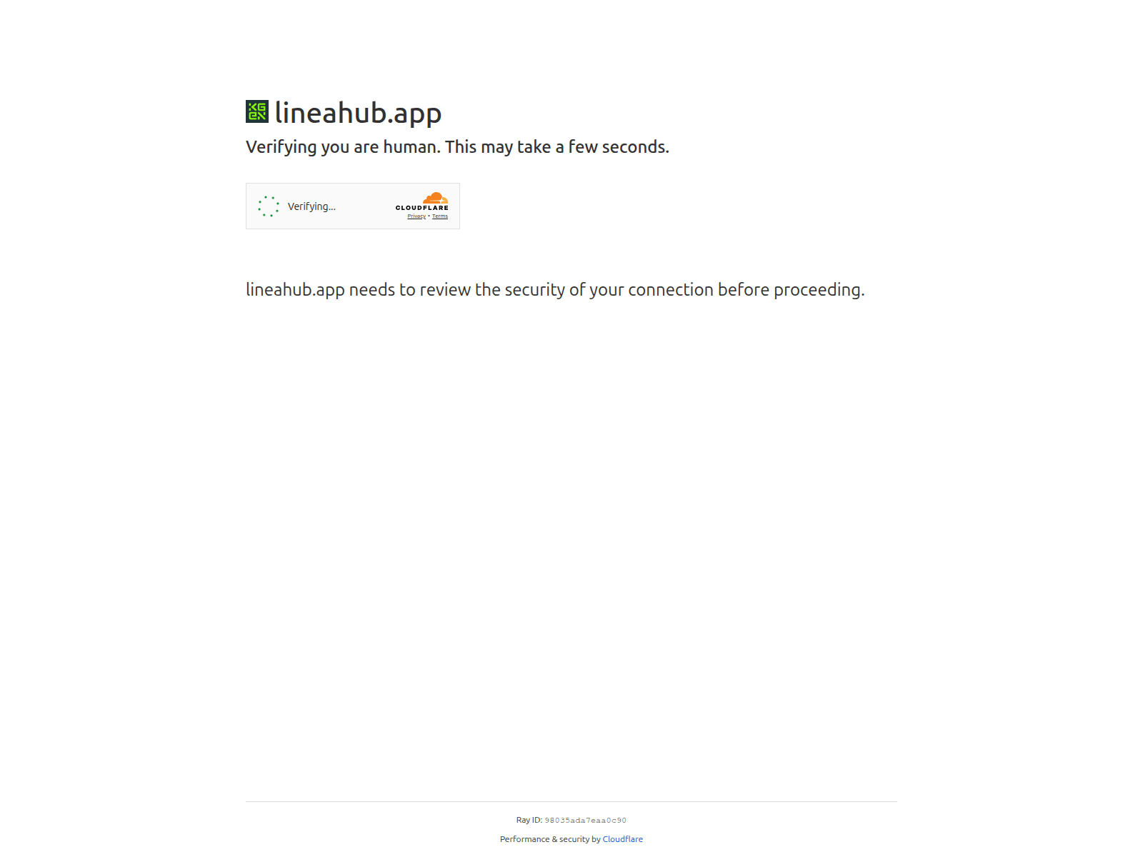 Screenshot of lineahub.app