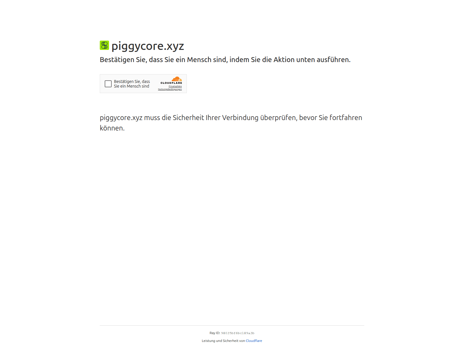 Screenshot of piggycore.xyz