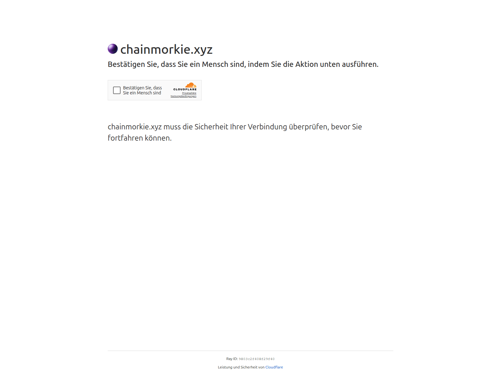 Screenshot of chainmorkie.xyz