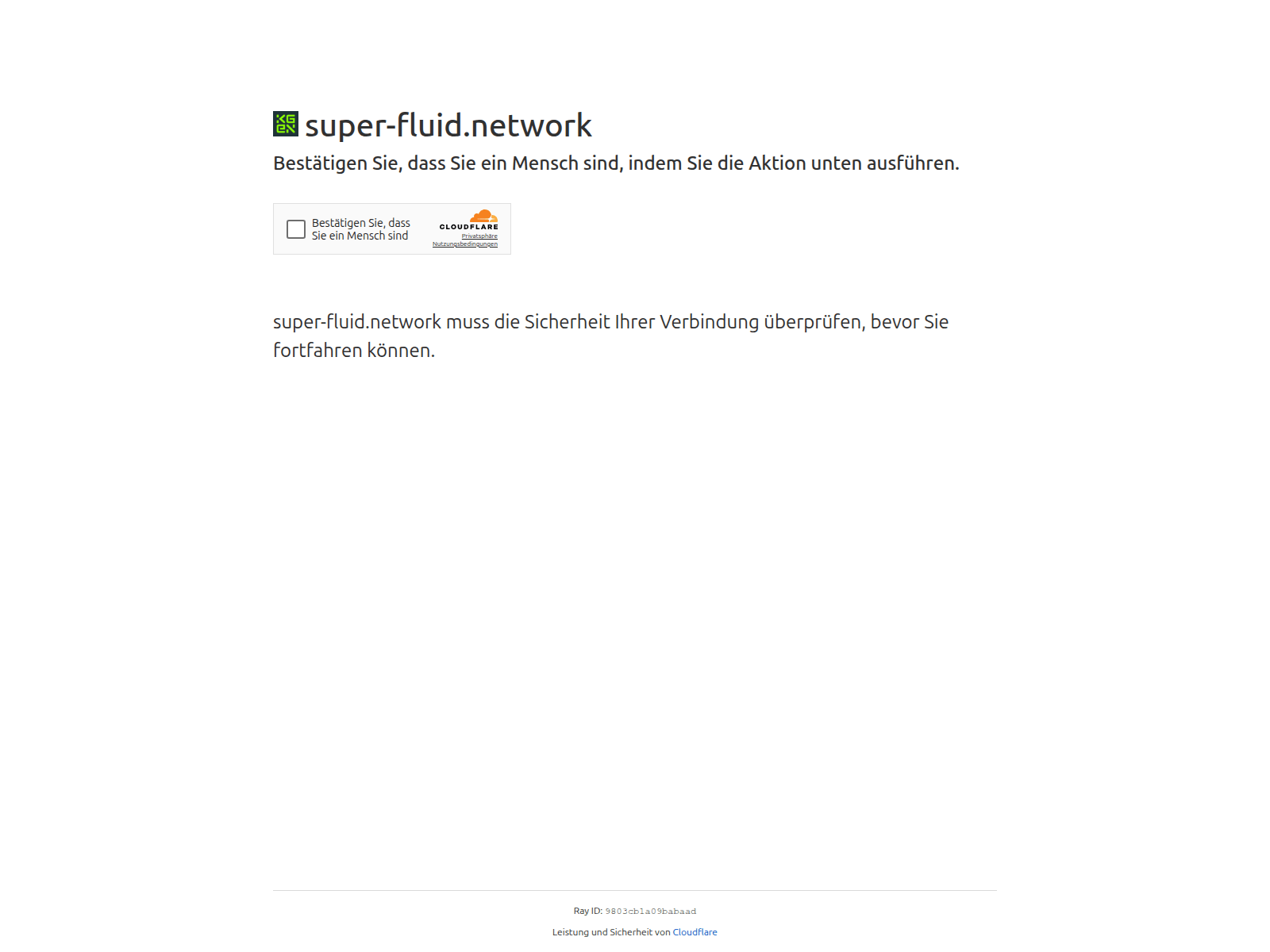 Screenshot of super-fluid.network