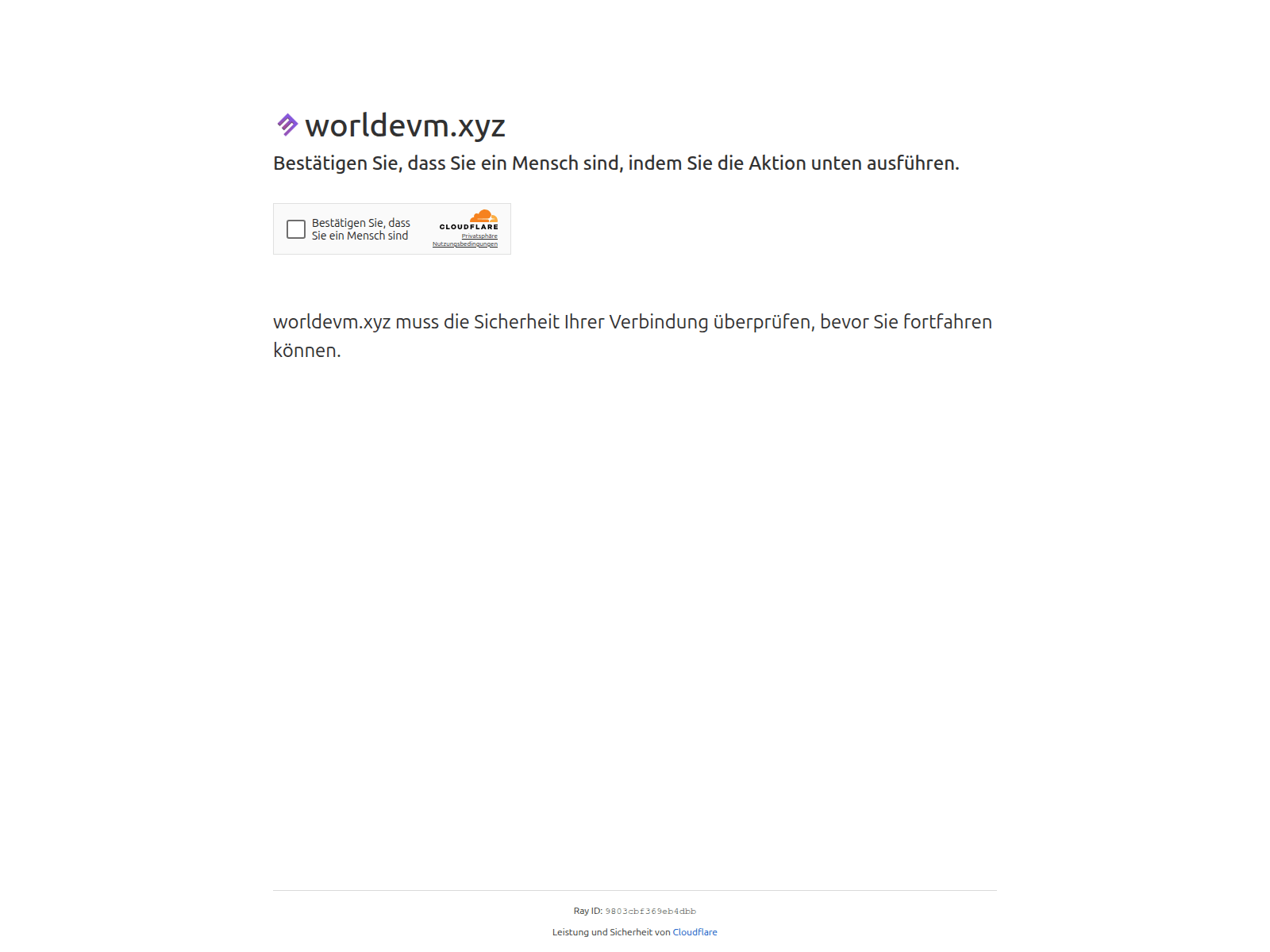 Screenshot of worldevm.xyz