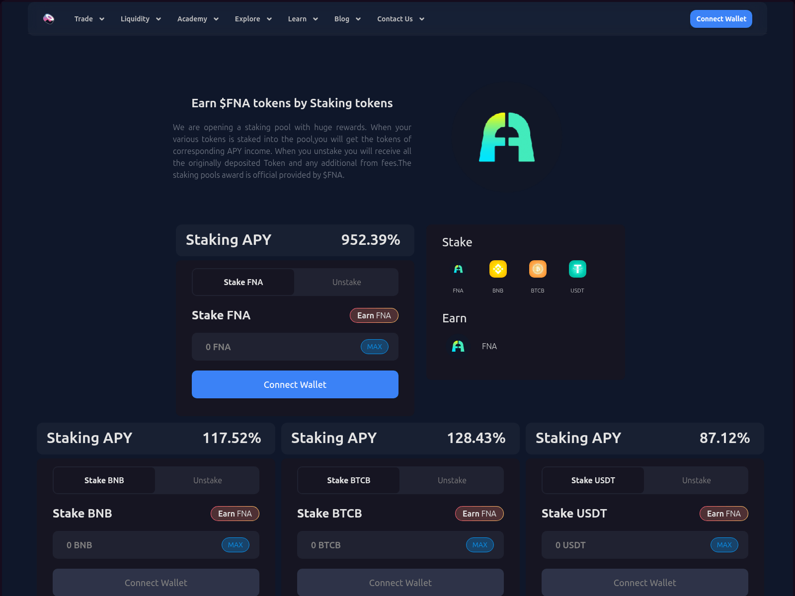 Screenshot of fintech.sushi.baby