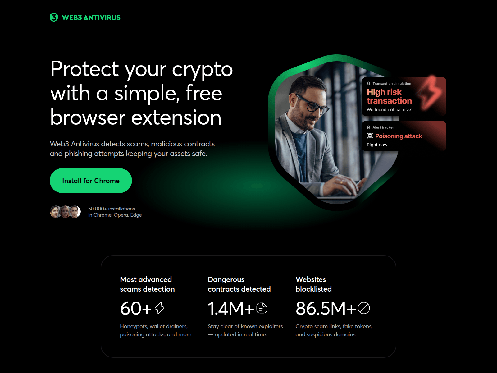 Screenshot of web3-antivirus.net
