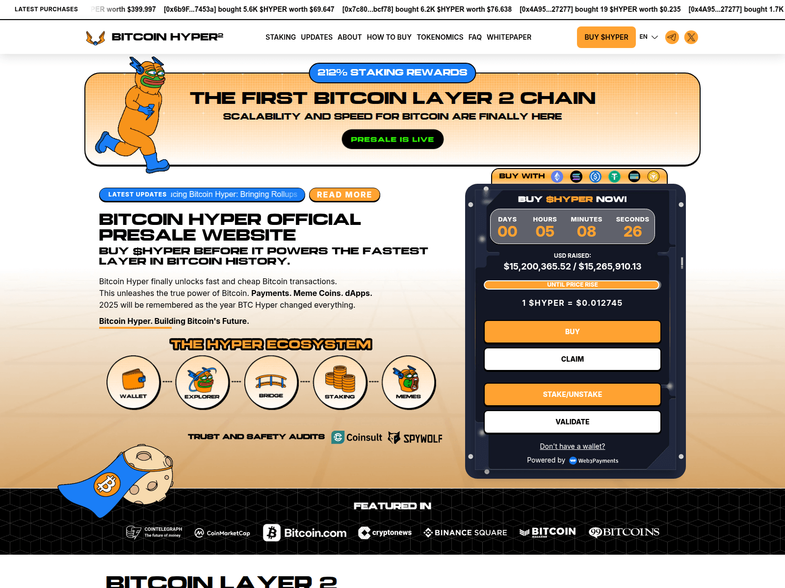 Screenshot of bitcoinshyper.help