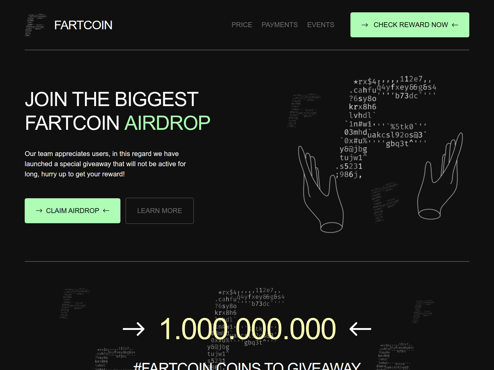 Screenshot of gift.smartcrypto.sbs