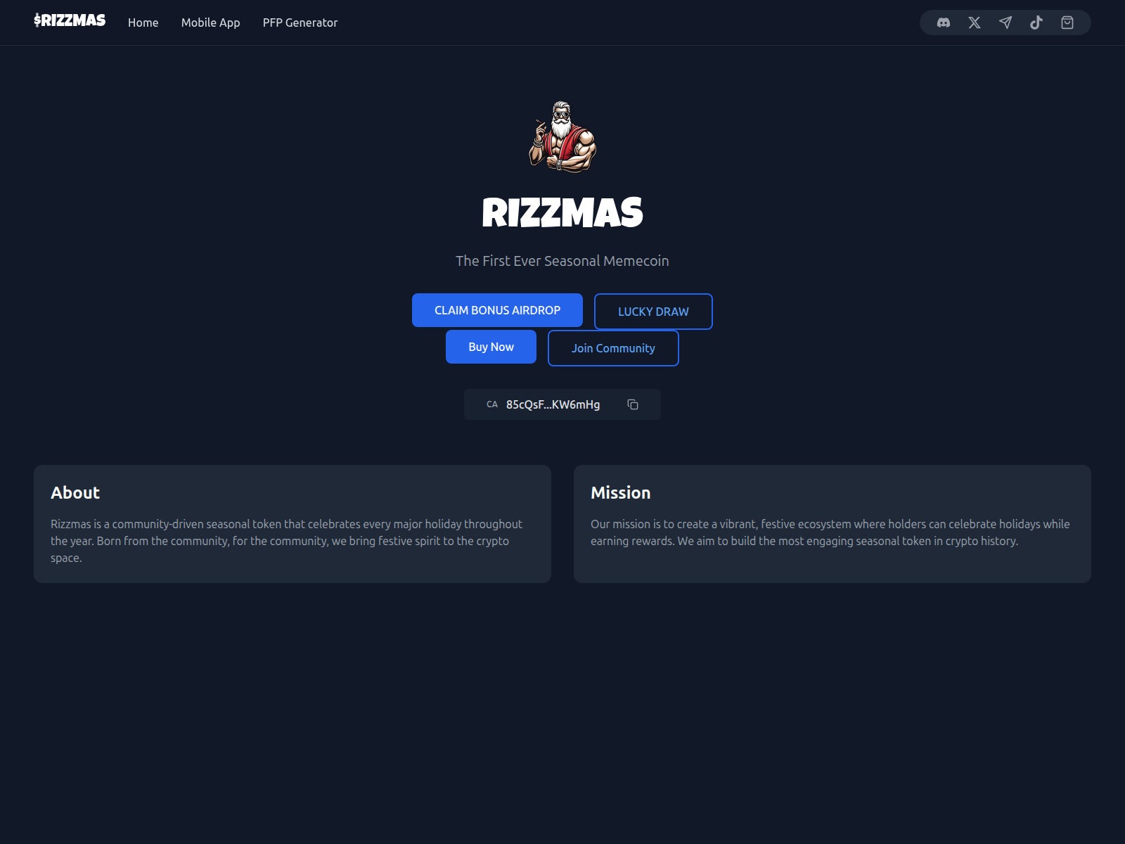 Screenshot of rizzmas-bonus.lol