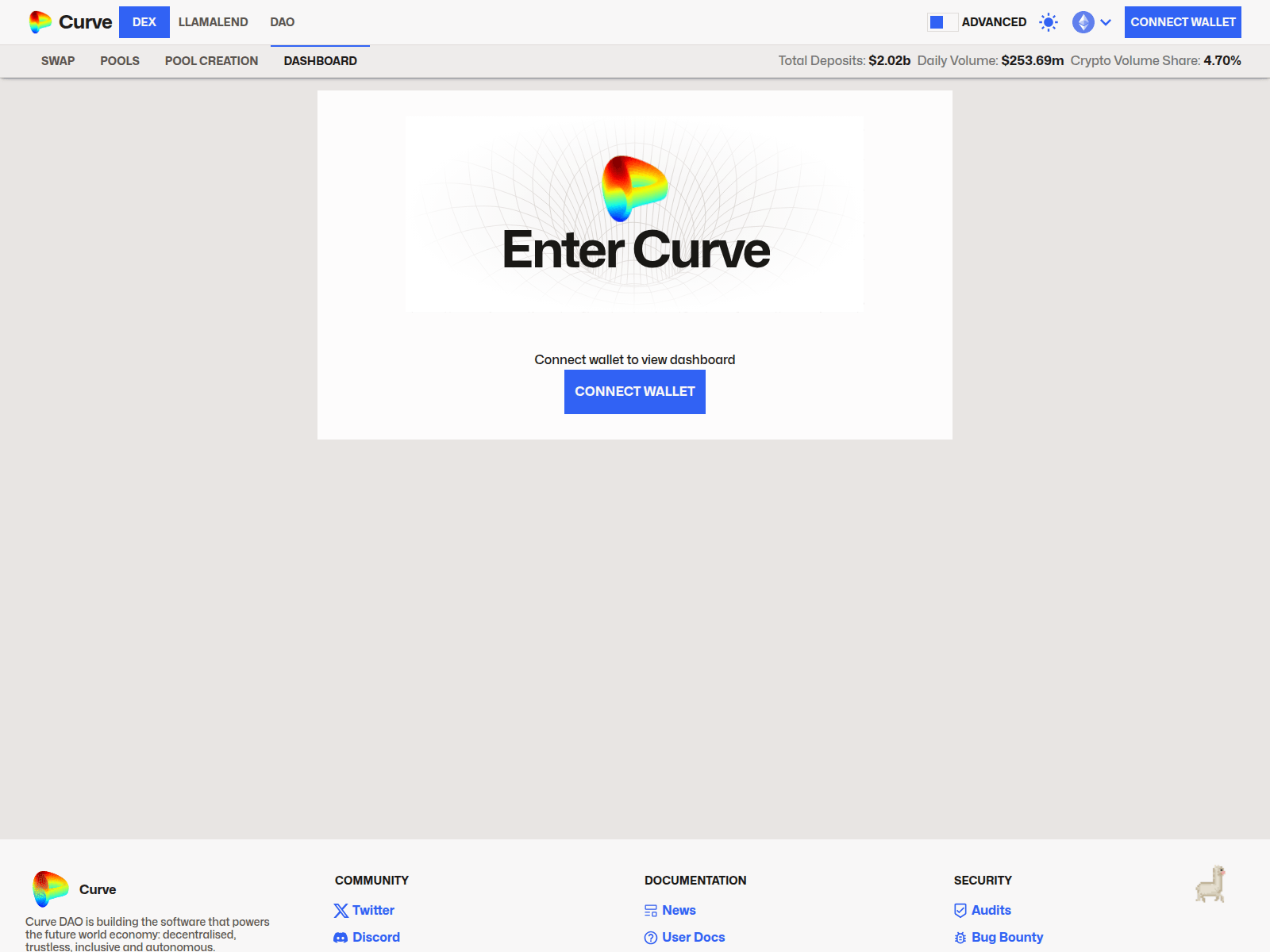 Screenshot of cur-fi.app