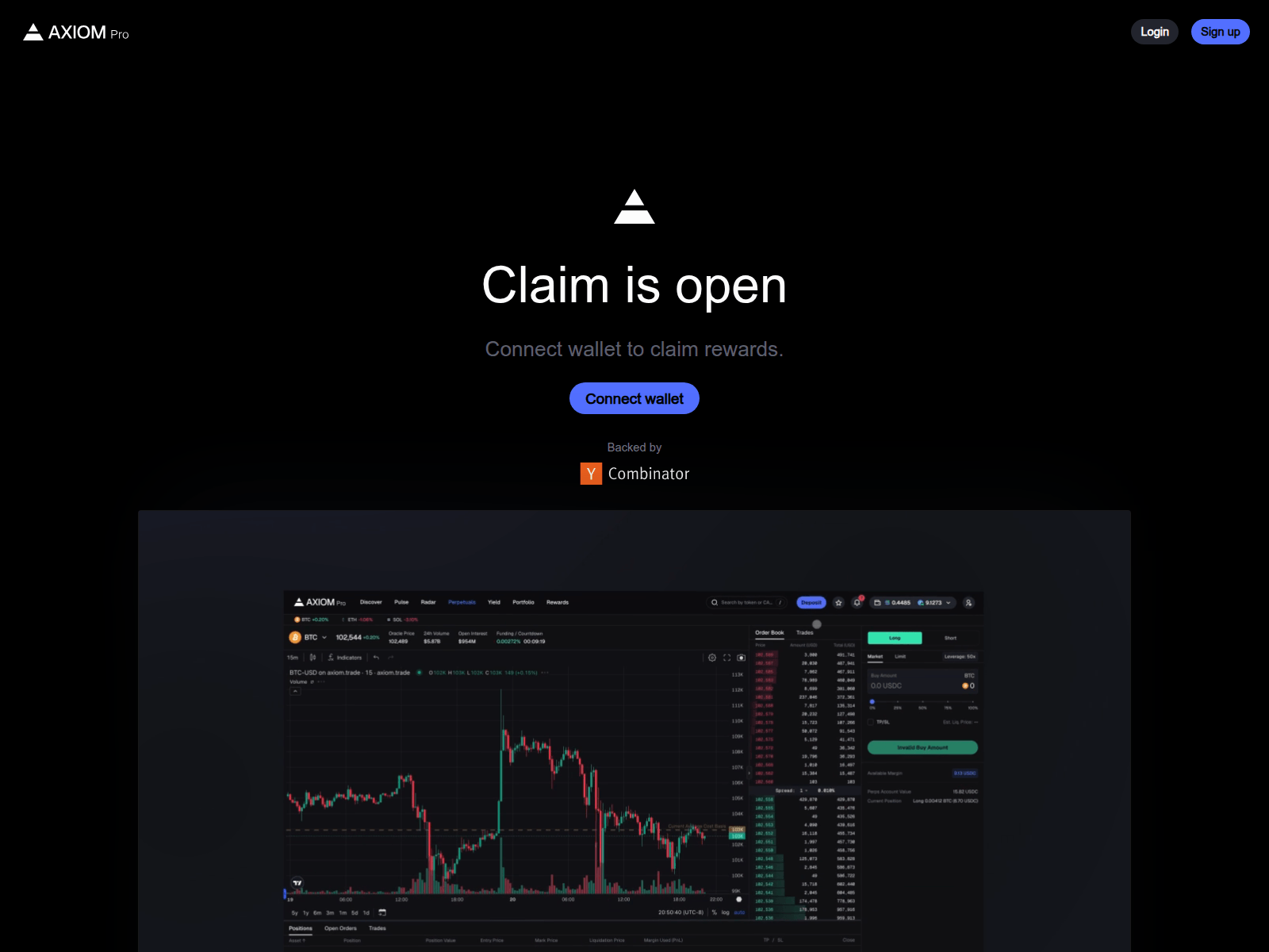 Screenshot of axiom-airdrop.com