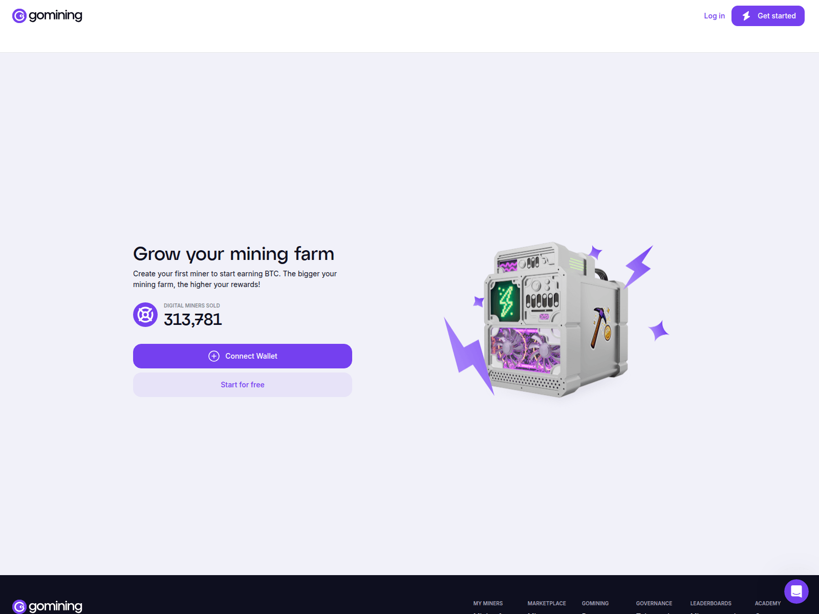 Screenshot of gominingtalk.site