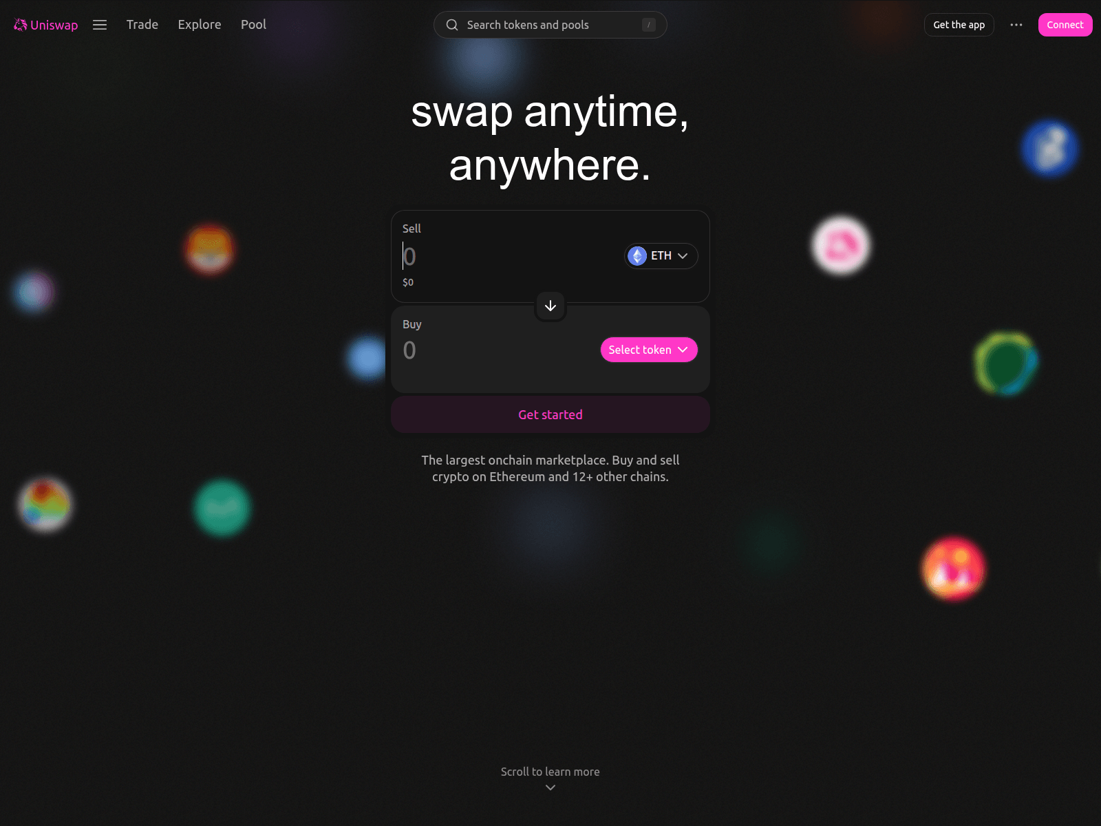 Screenshot of apps.uniswqp.exchange