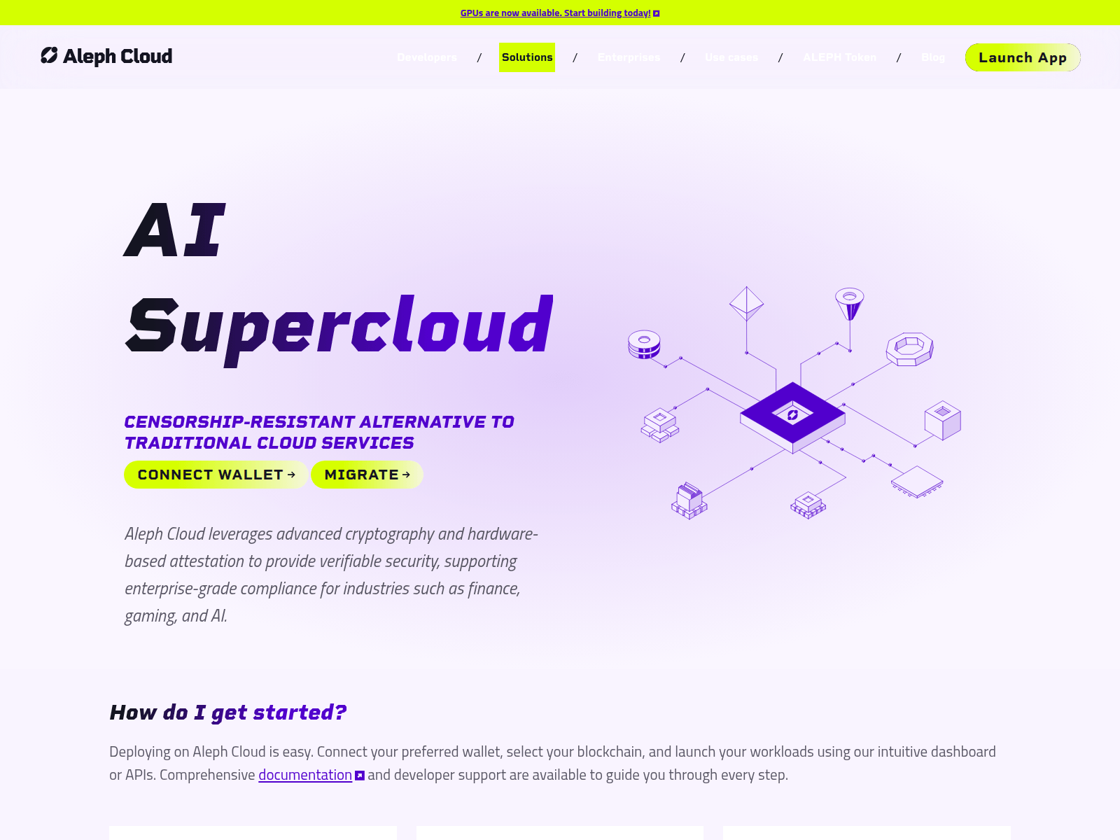 Screenshot of www.aleph.migratechainx.xyz