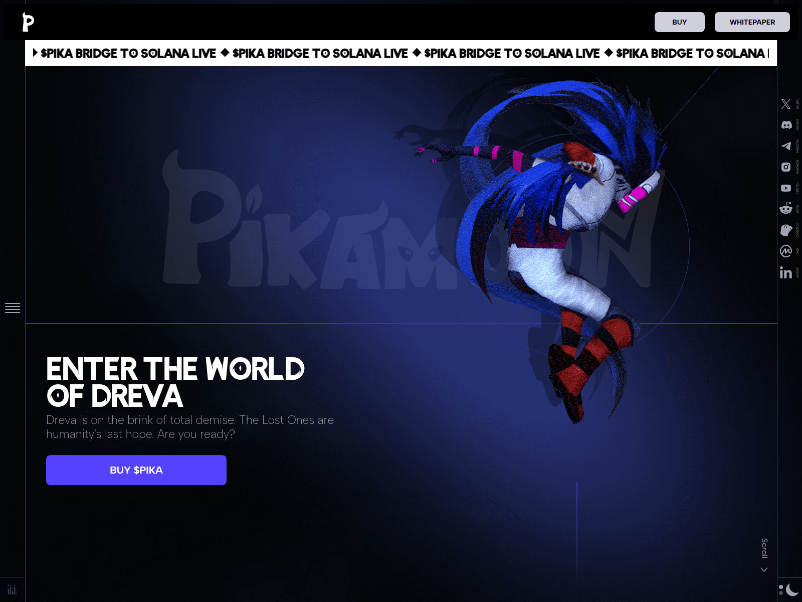 Screenshot of www.migrate.pikamoon.co