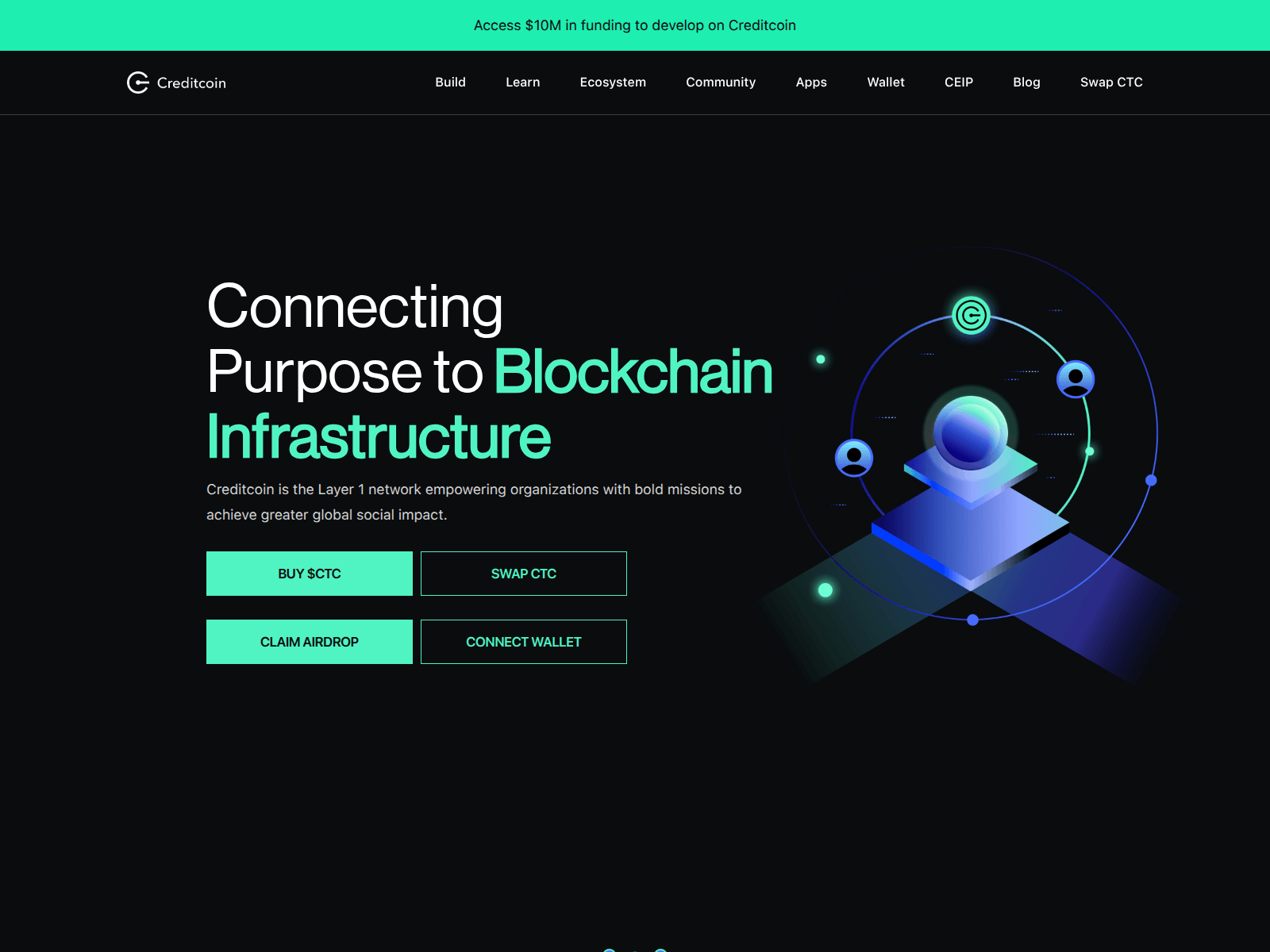 Screenshot of creditcoin-org.xyz
