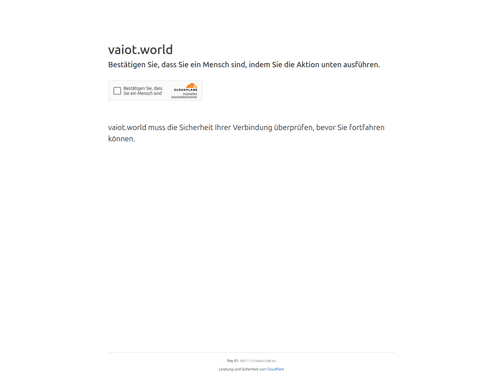Screenshot of vaiot.world