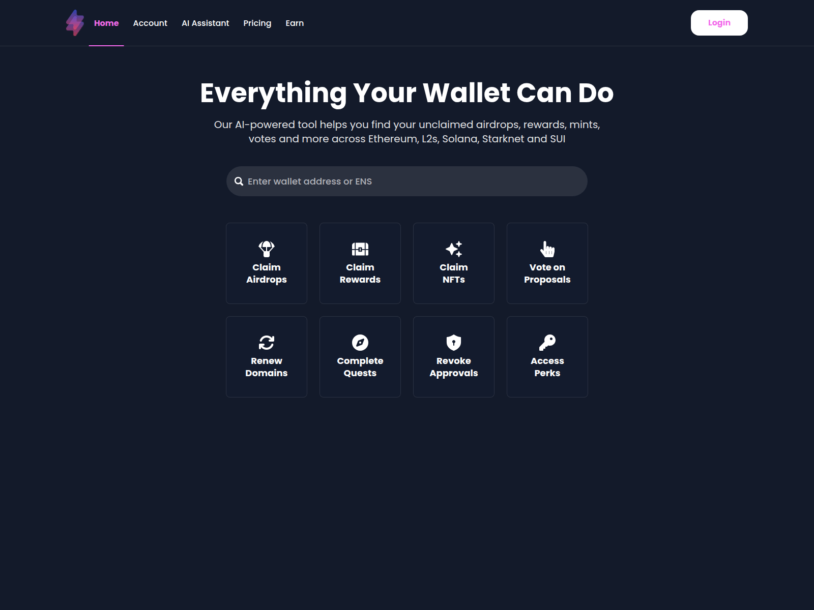Screenshot of findlost-app.com