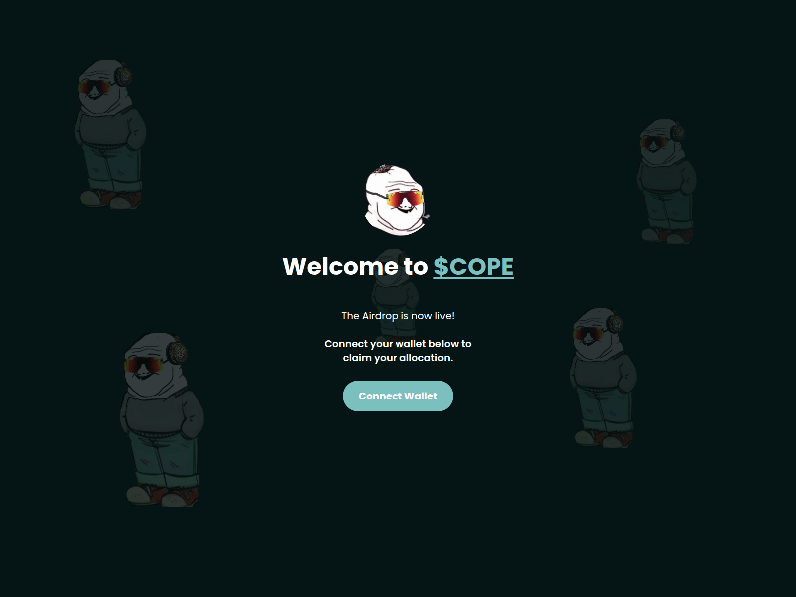 Screenshot of copeonsolana.com