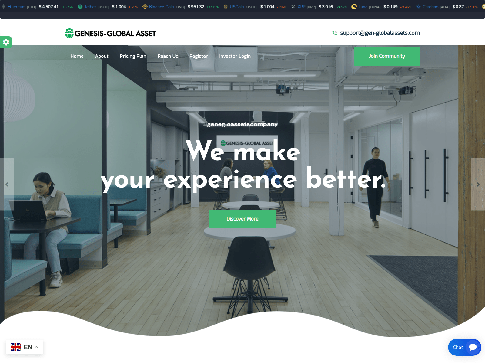 Screenshot of gen-globalassets.com