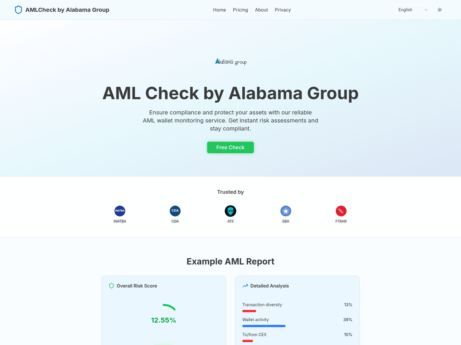 Screenshot of aml-alabama.com