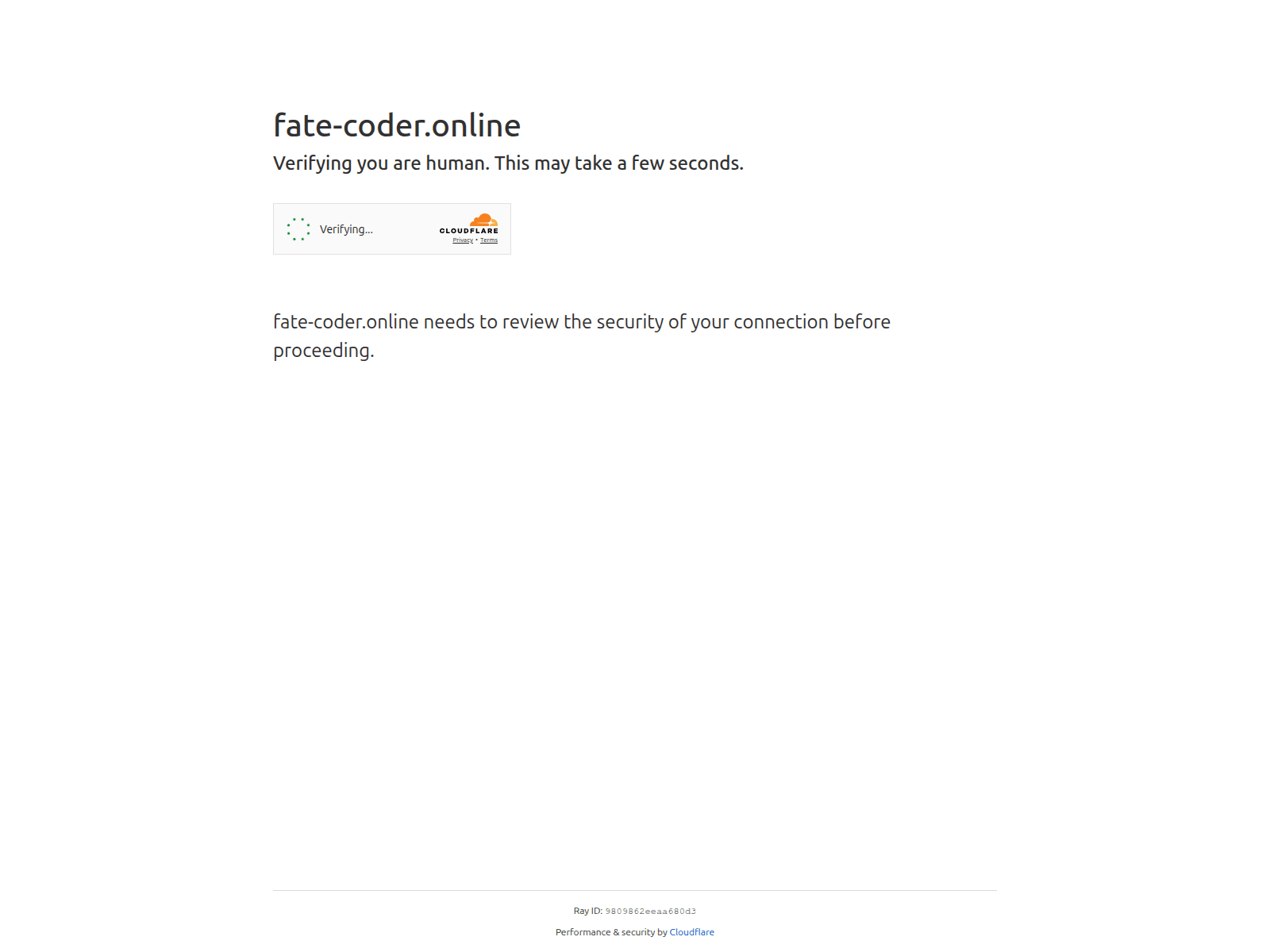 Screenshot of fate-coder.online