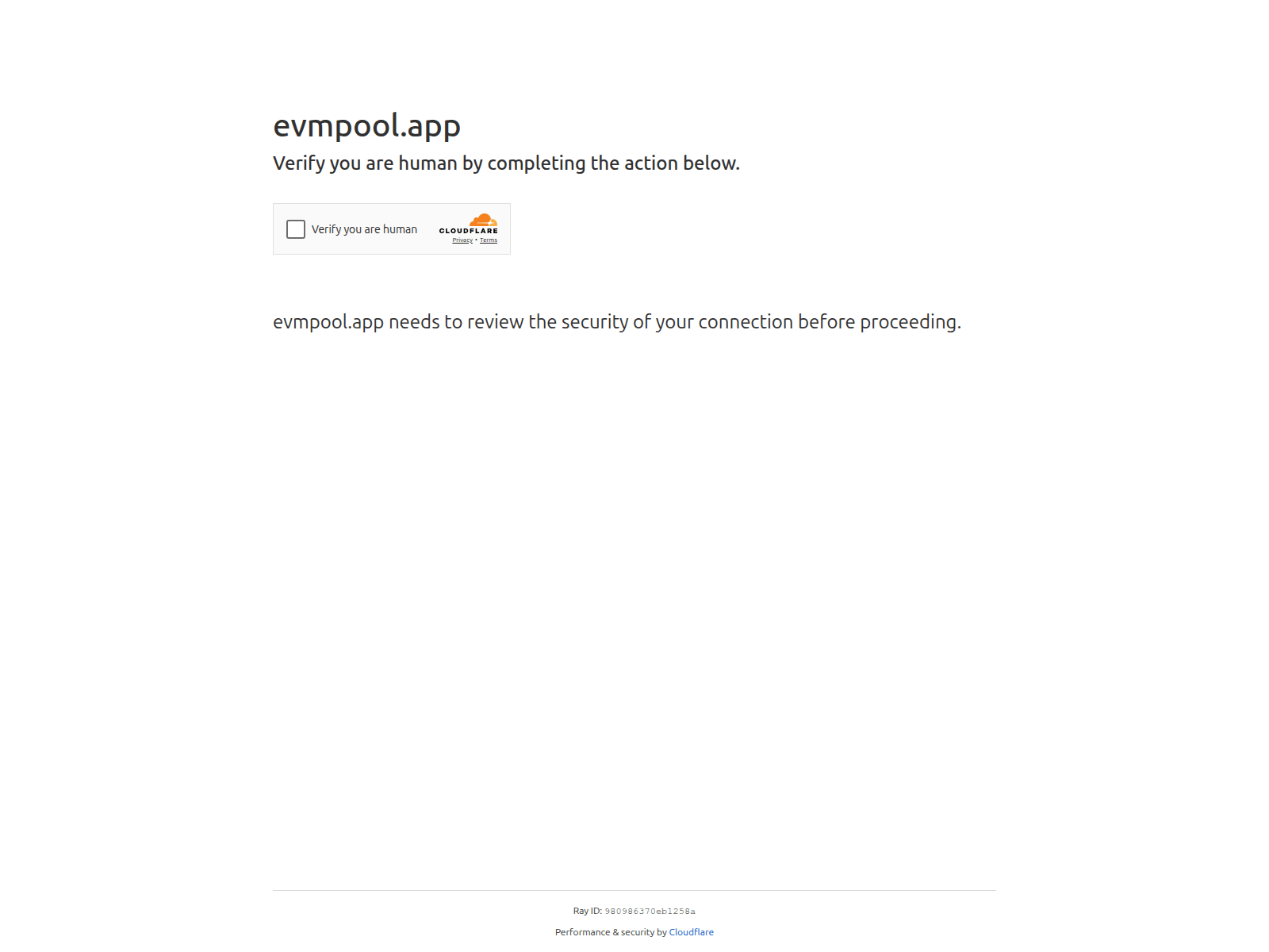 Screenshot of evmpool.app