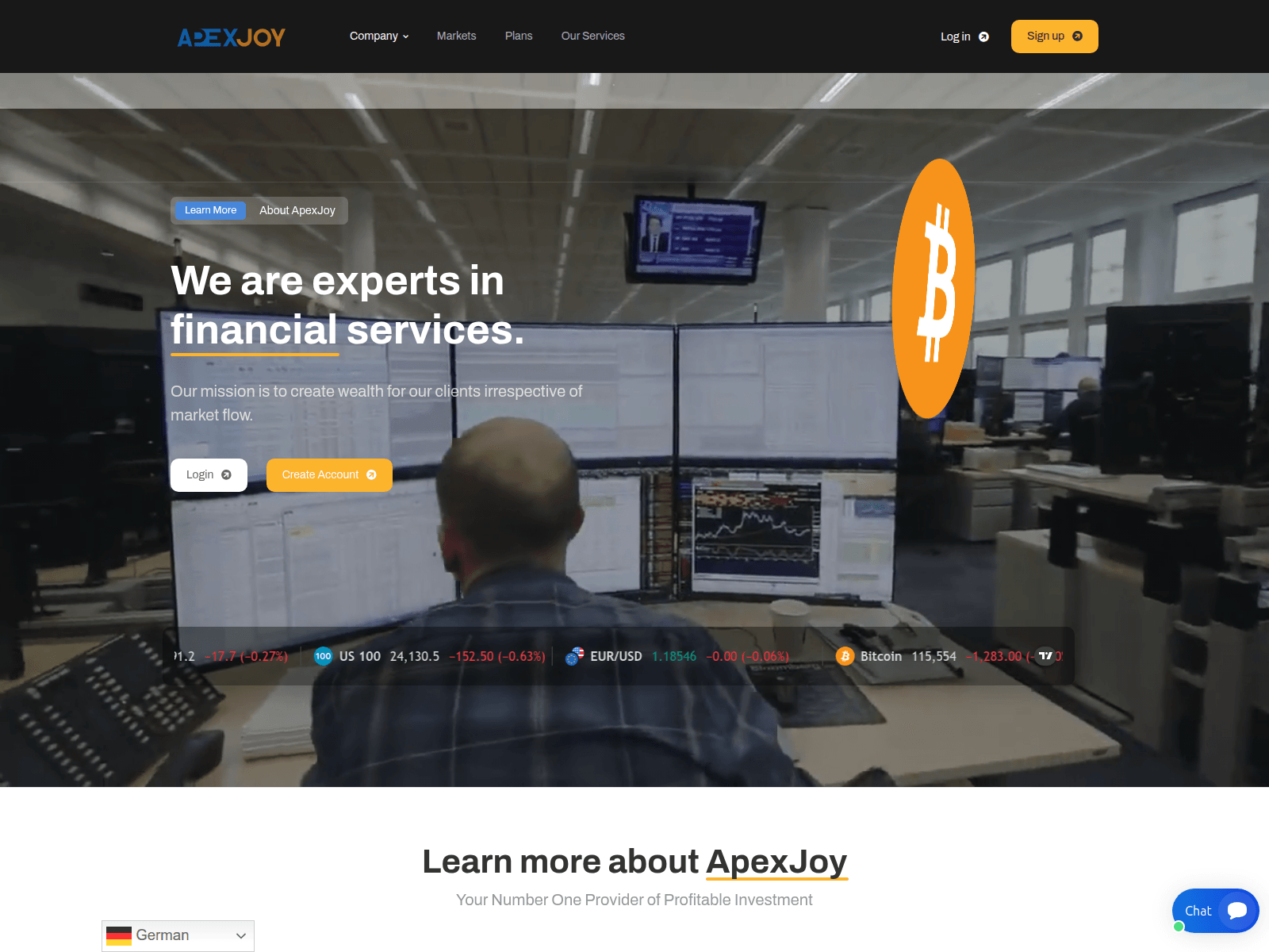 Screenshot of apjoy-invest.org