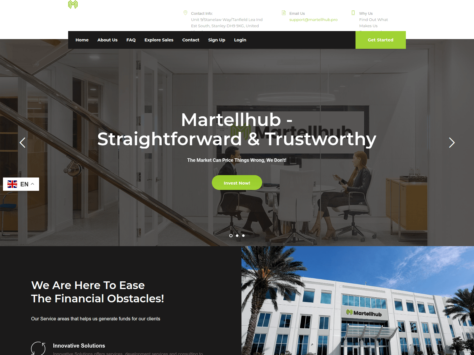 Screenshot of martellhub.pro